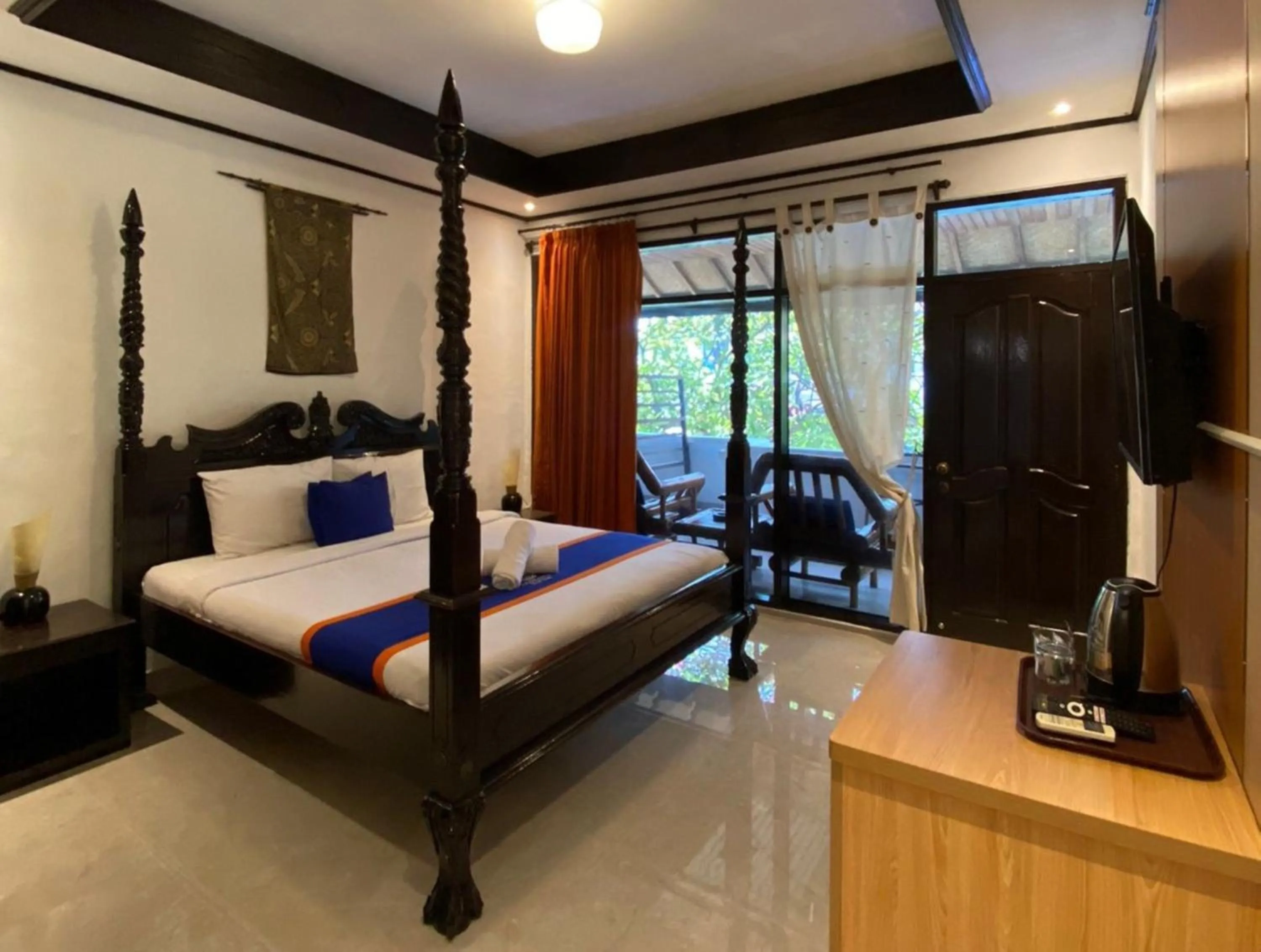 Bed in New Adirama Beach Hotel