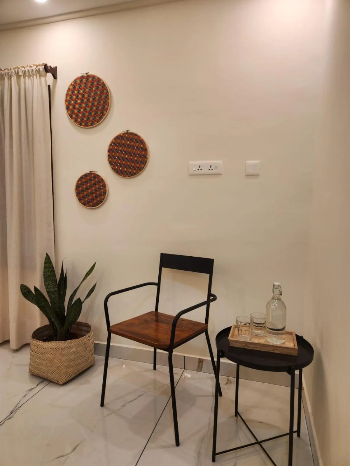 Seating area in Native by Cliff and Coral