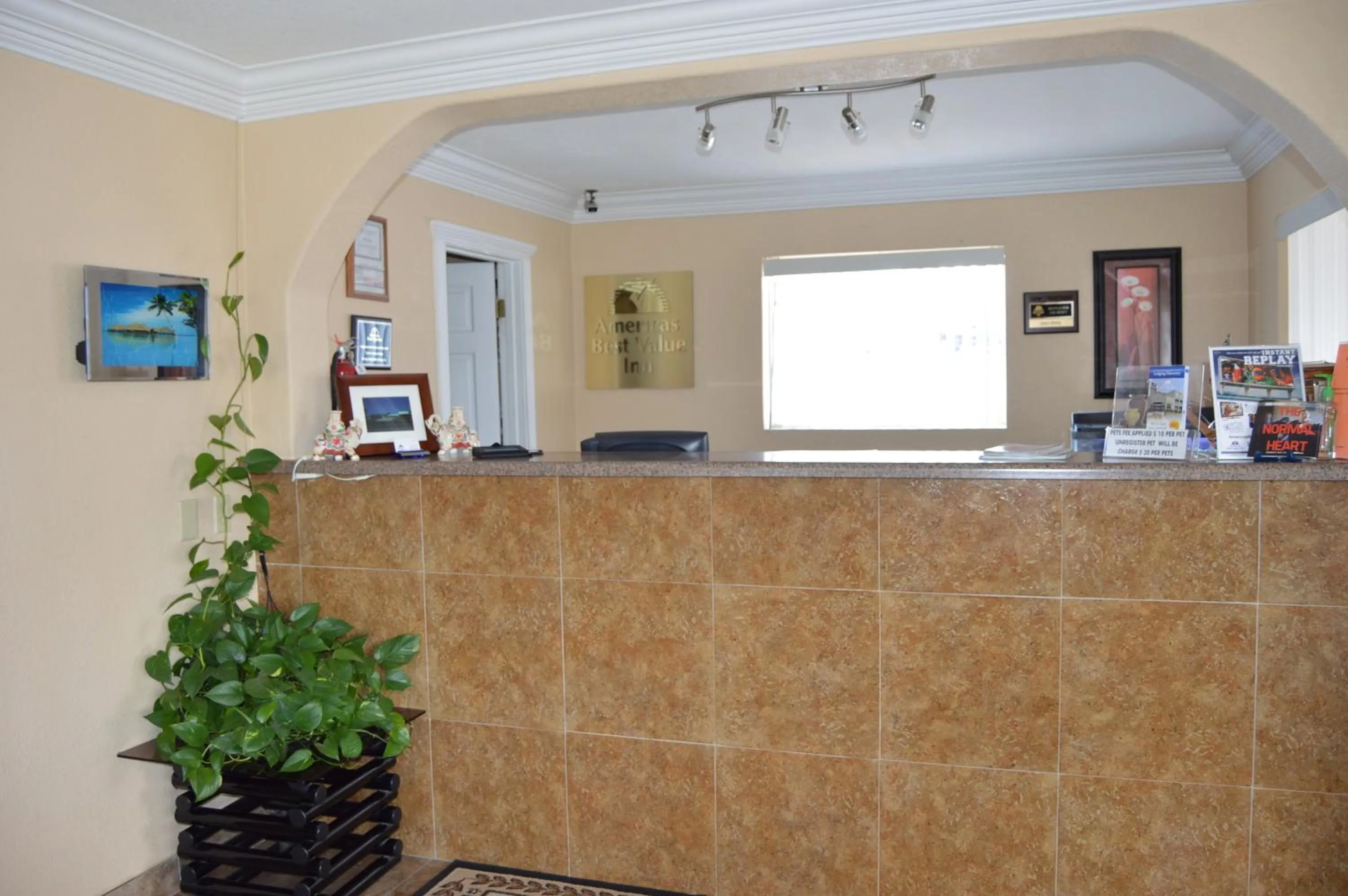 Lobby or reception in Americas Best Value Inn Gainesville TX