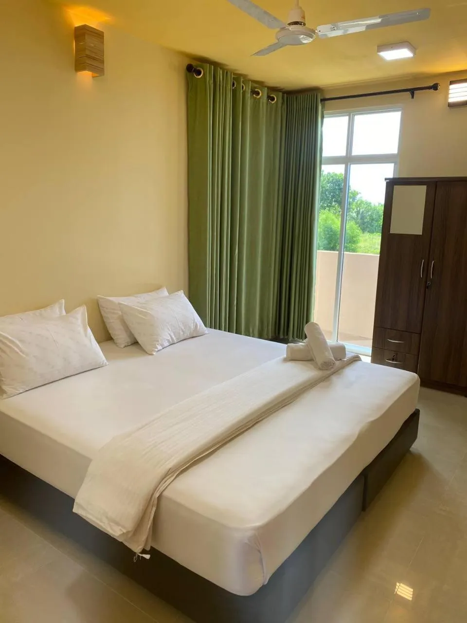 Bed in White Sand Inn