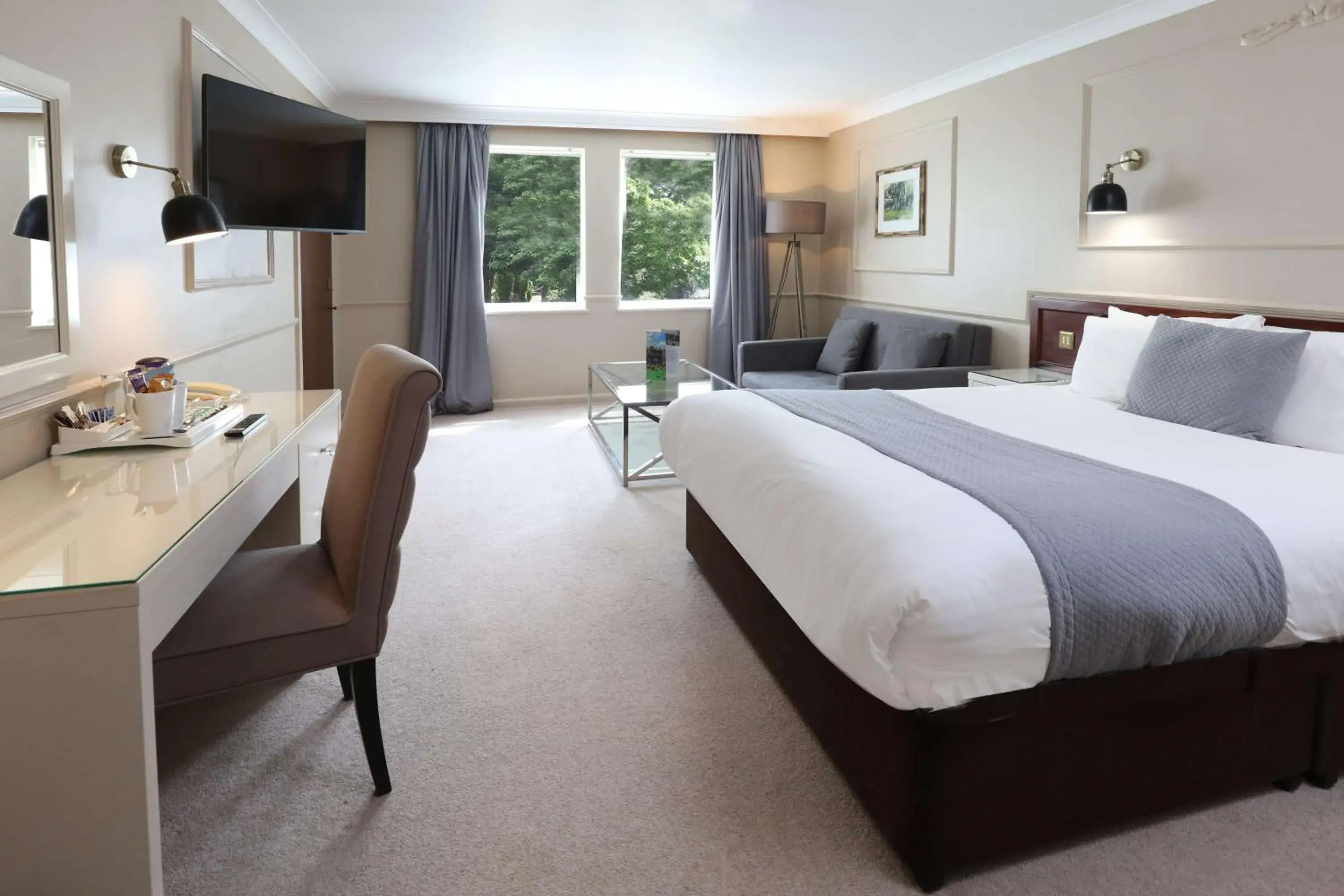 Bedroom, Bed in Moor Hall Hotel & Spa Bedroom, Bed in Moor Hall Hotel & Spa