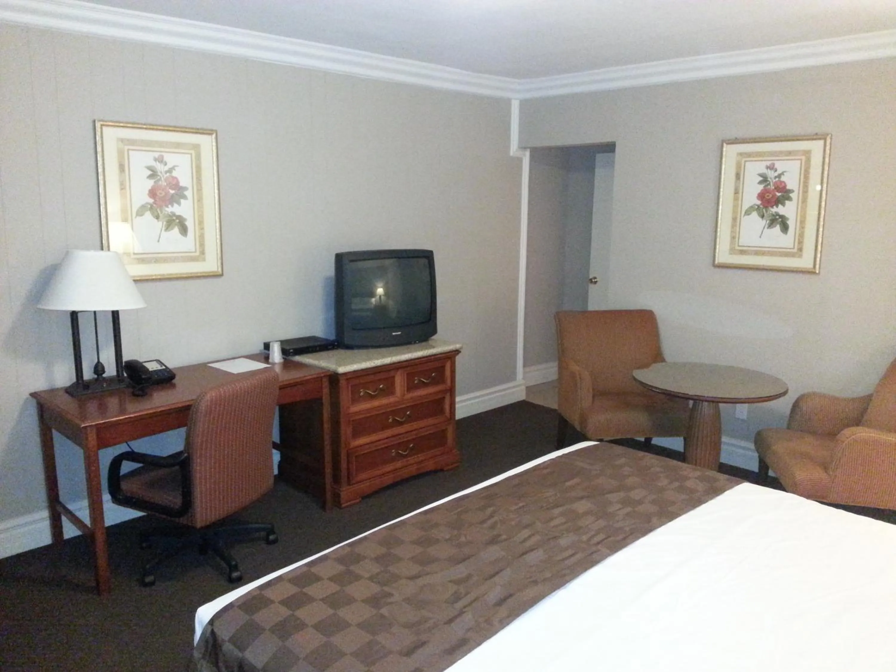 Bed in Pacific Motel