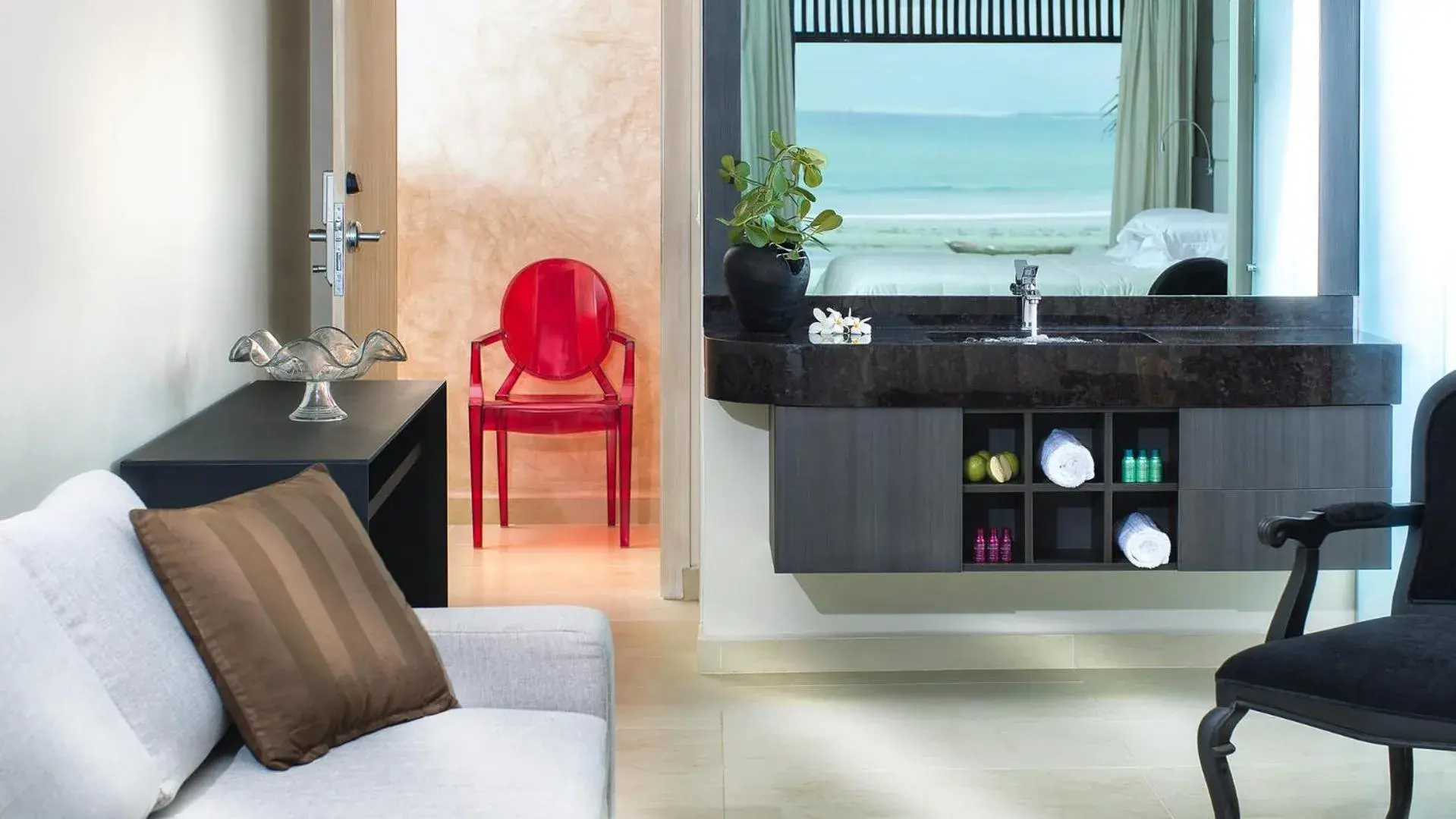 Living room in Essenza Hotel Living room in Essenza Hotel