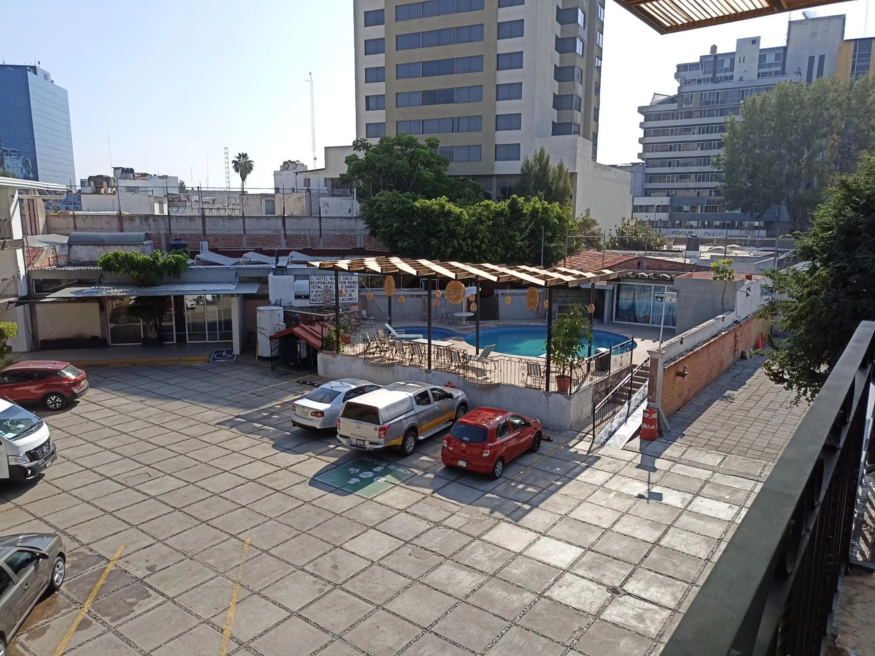 Parking in Hotel Flamingo Irapuato