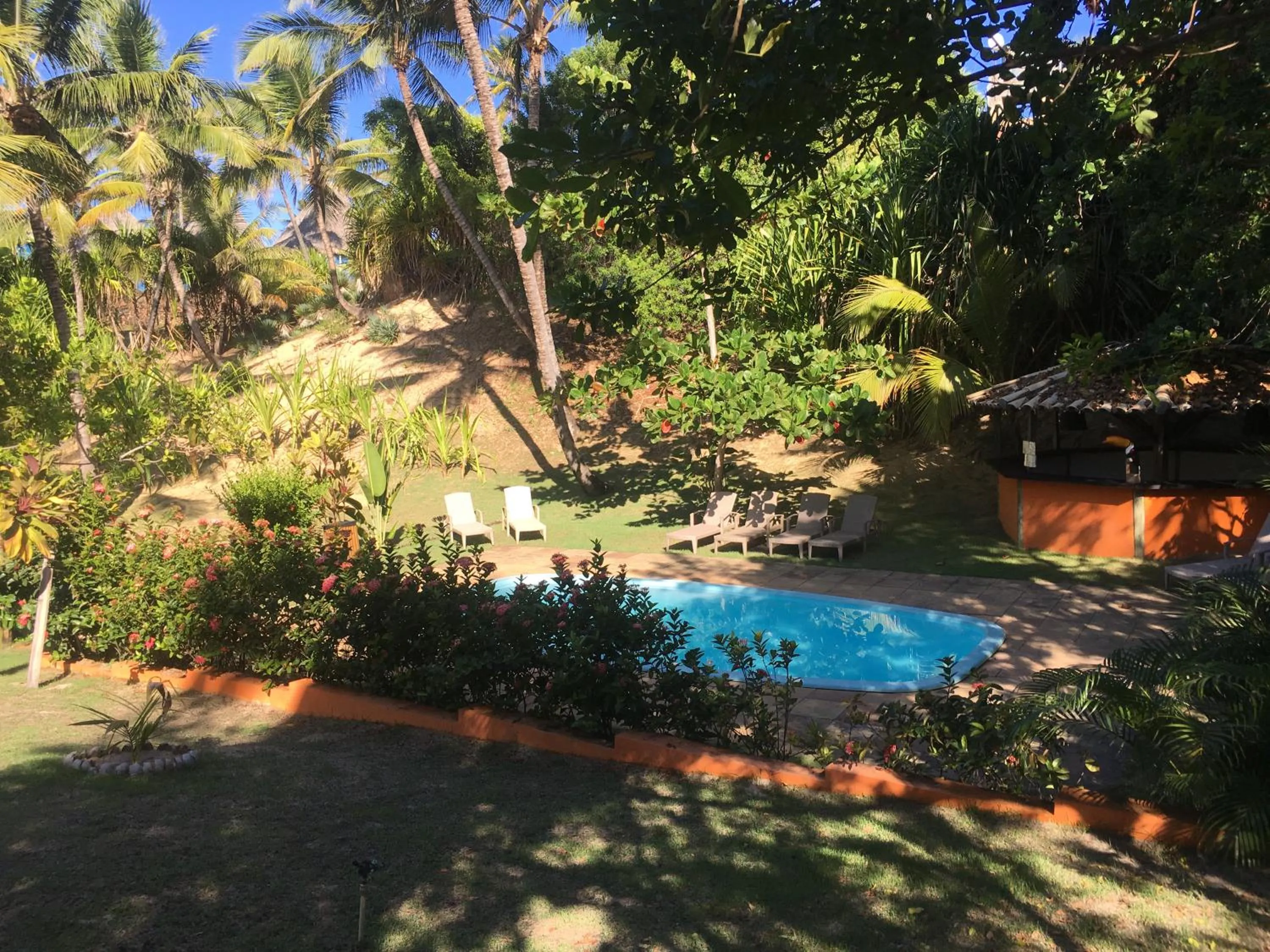 Swimming pool in Pousada Capitù