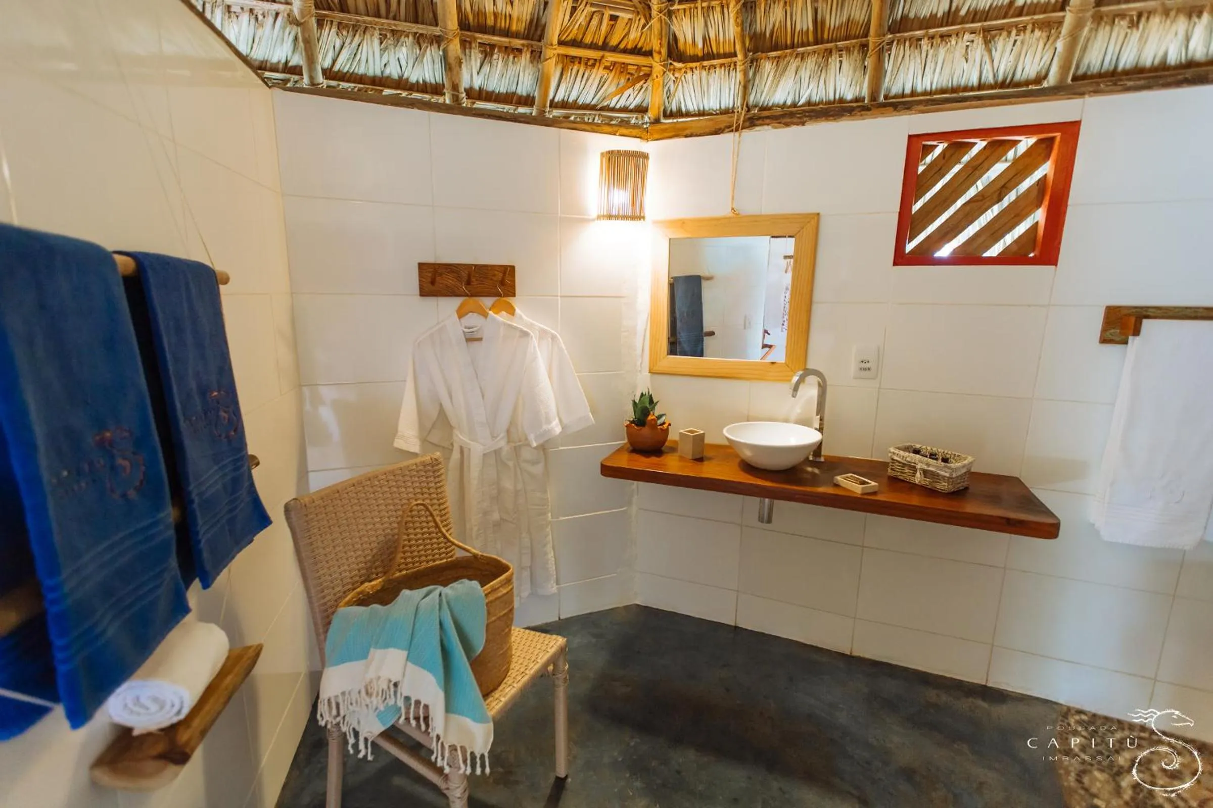 Bathroom in Pousada Capitù