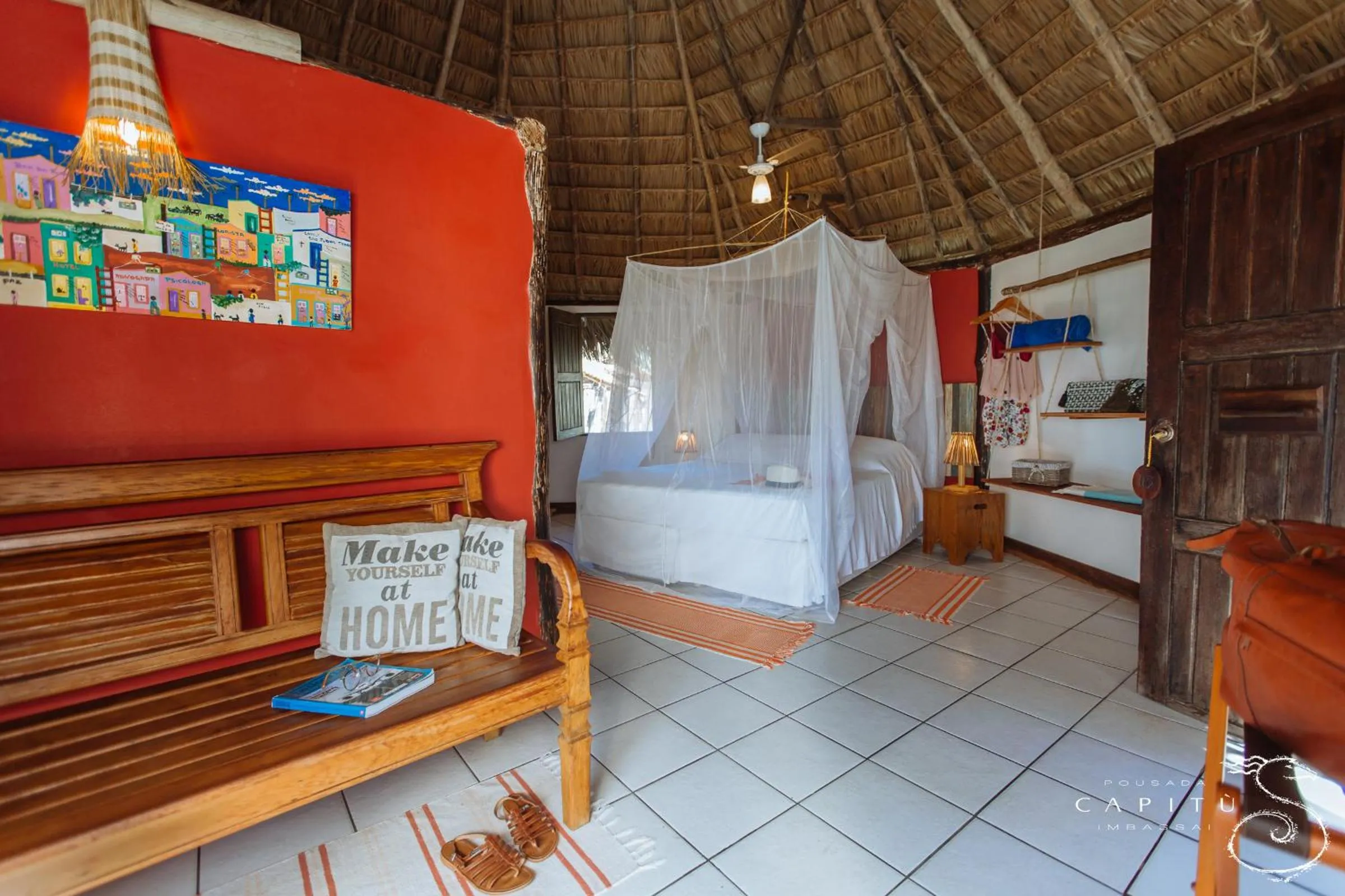 Photo of the whole room, Bed in Pousada Capitù