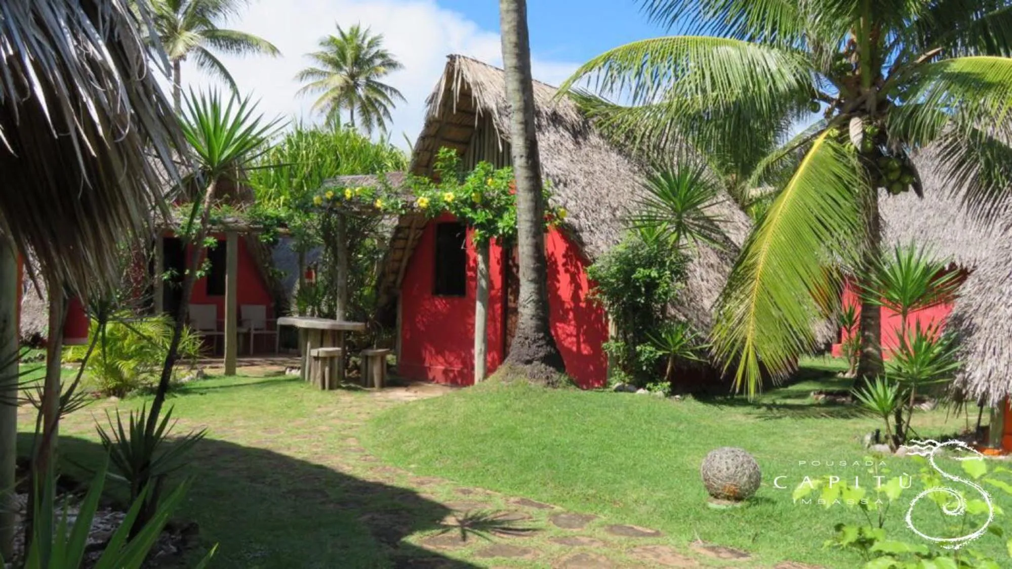 Garden view in Pousada Capitù