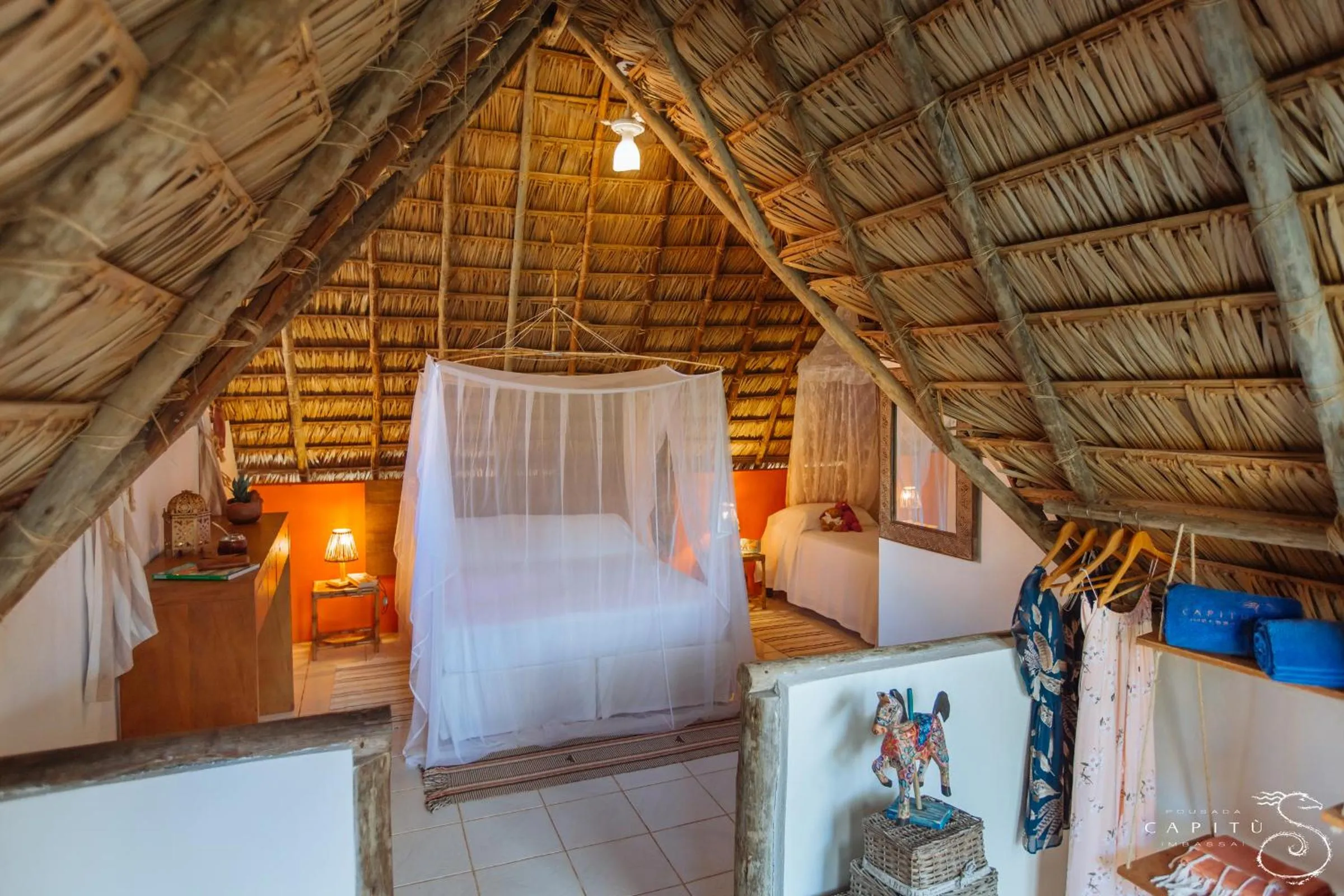 Photo of the whole room, Bed in Pousada Capitù