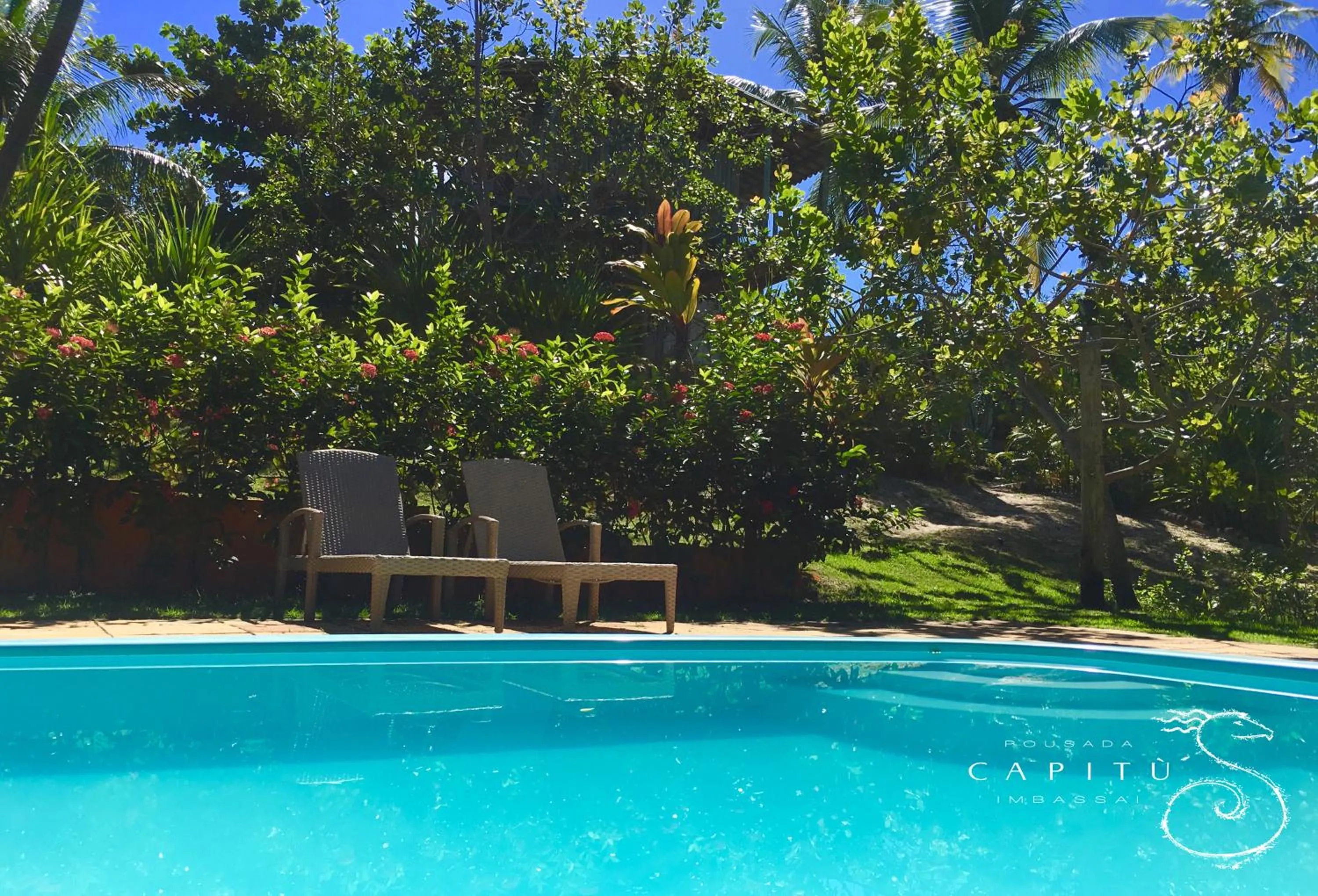 Garden view in Pousada Capitù
