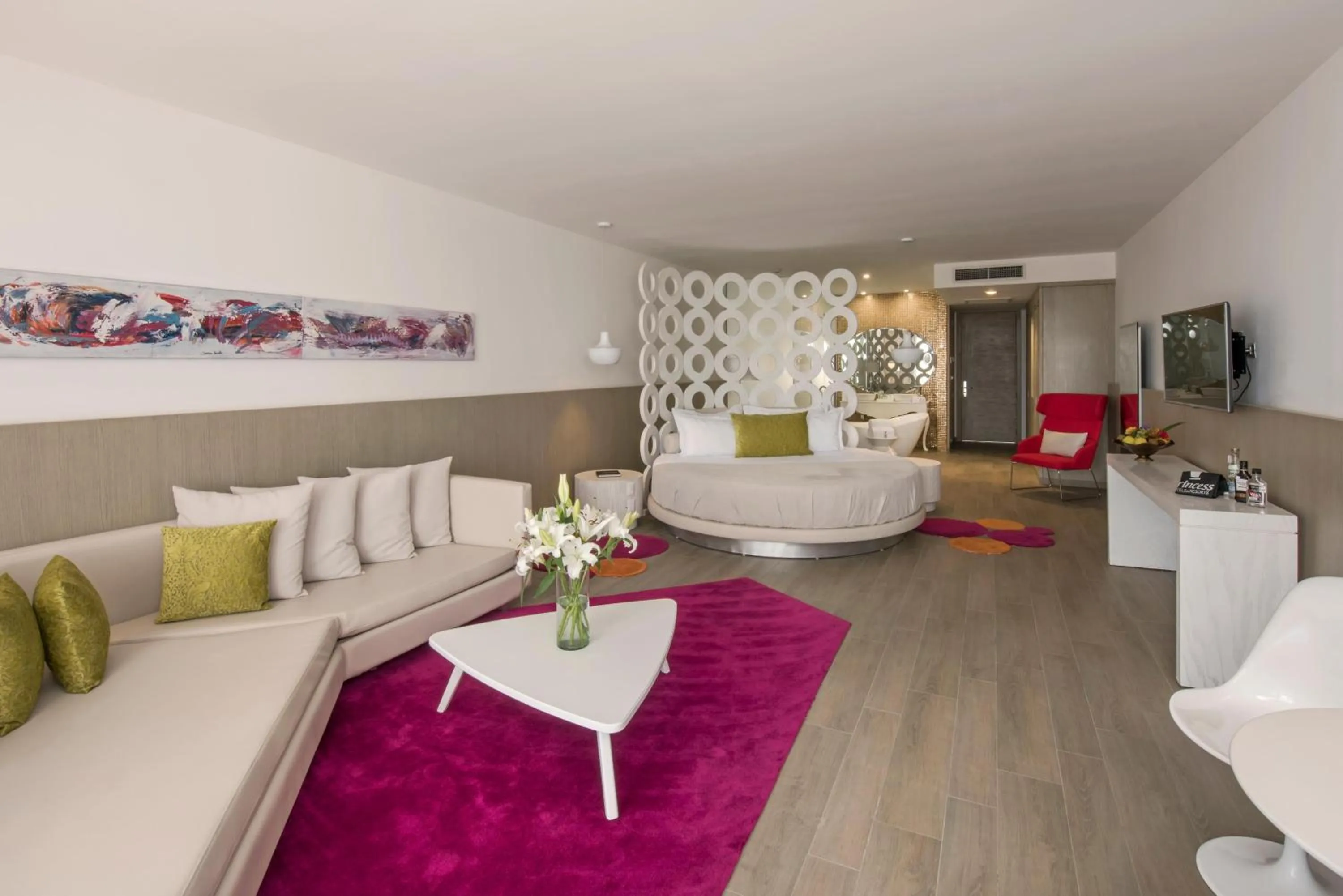 Photo of the whole room in Platinum Yucatan Princess Adults Only - All Inclusive