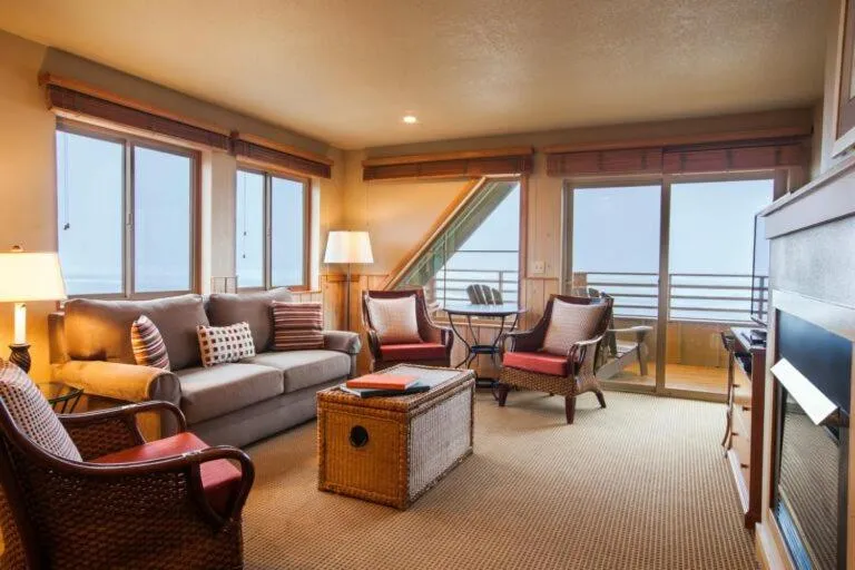 Living room in The Ocean Lodge