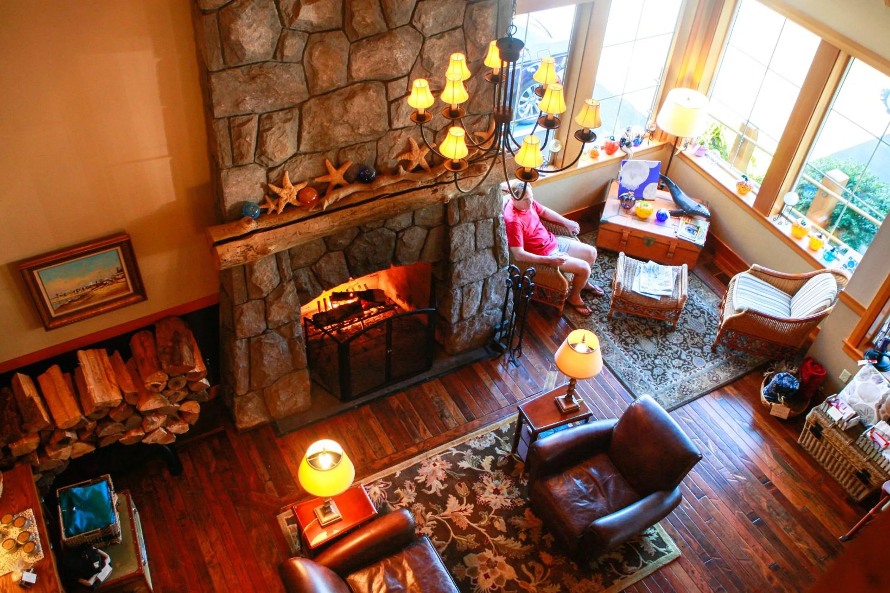 Lobby or reception in The Ocean Lodge