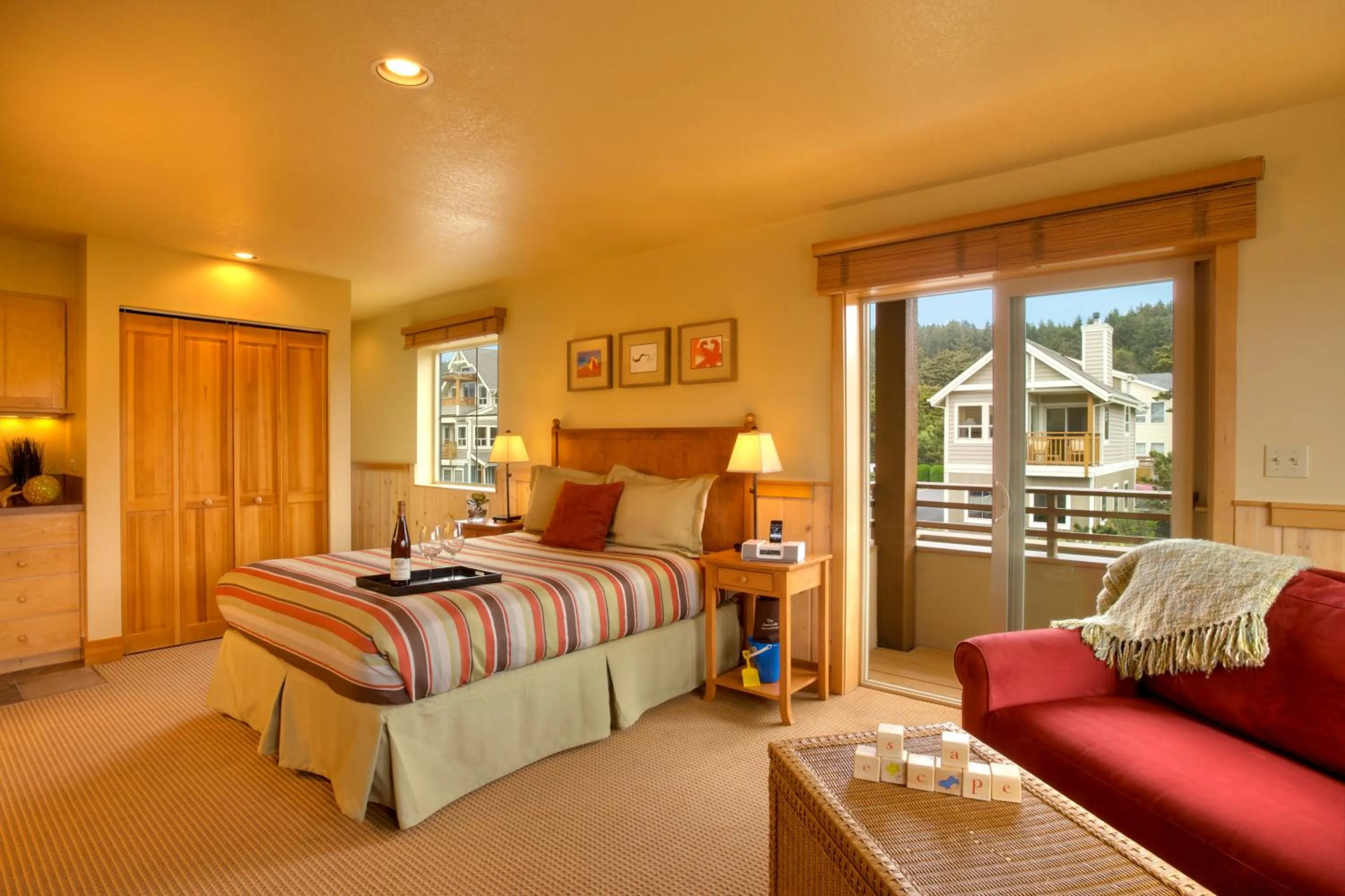 Bed in The Ocean Lodge