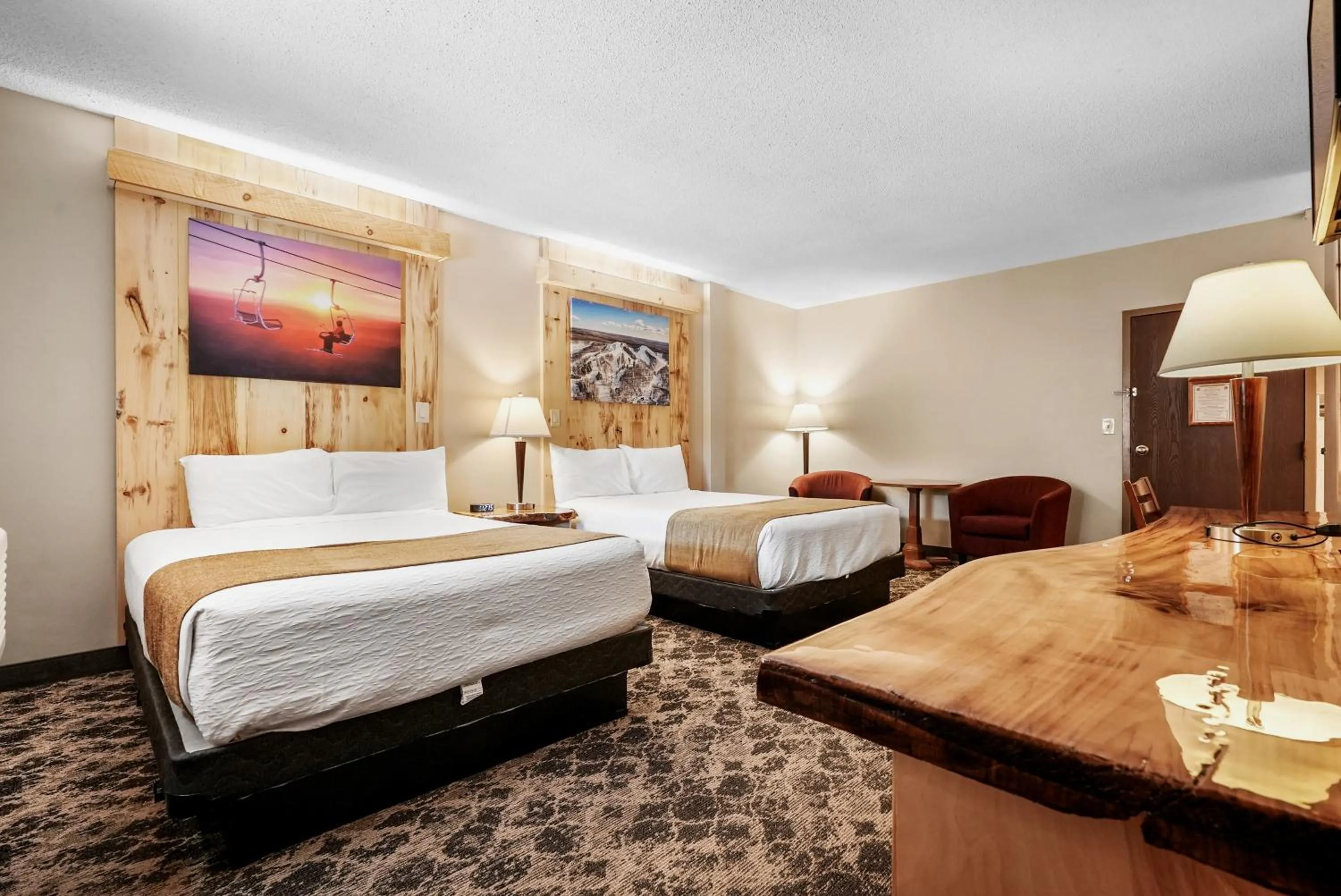 Bed in Caberfae Peaks Ski & Golf Resort