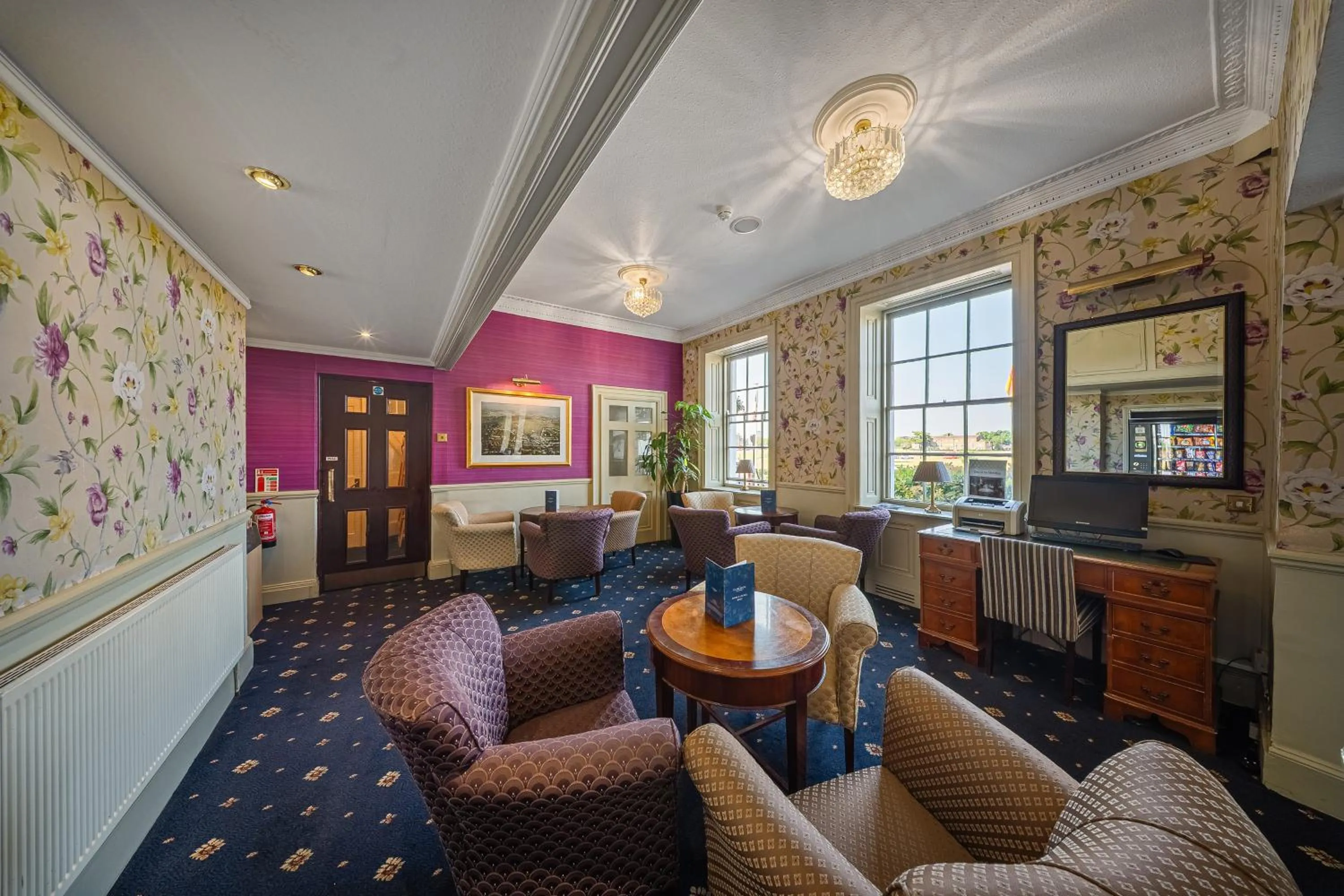 Lobby or reception in The Clarendon Hotel