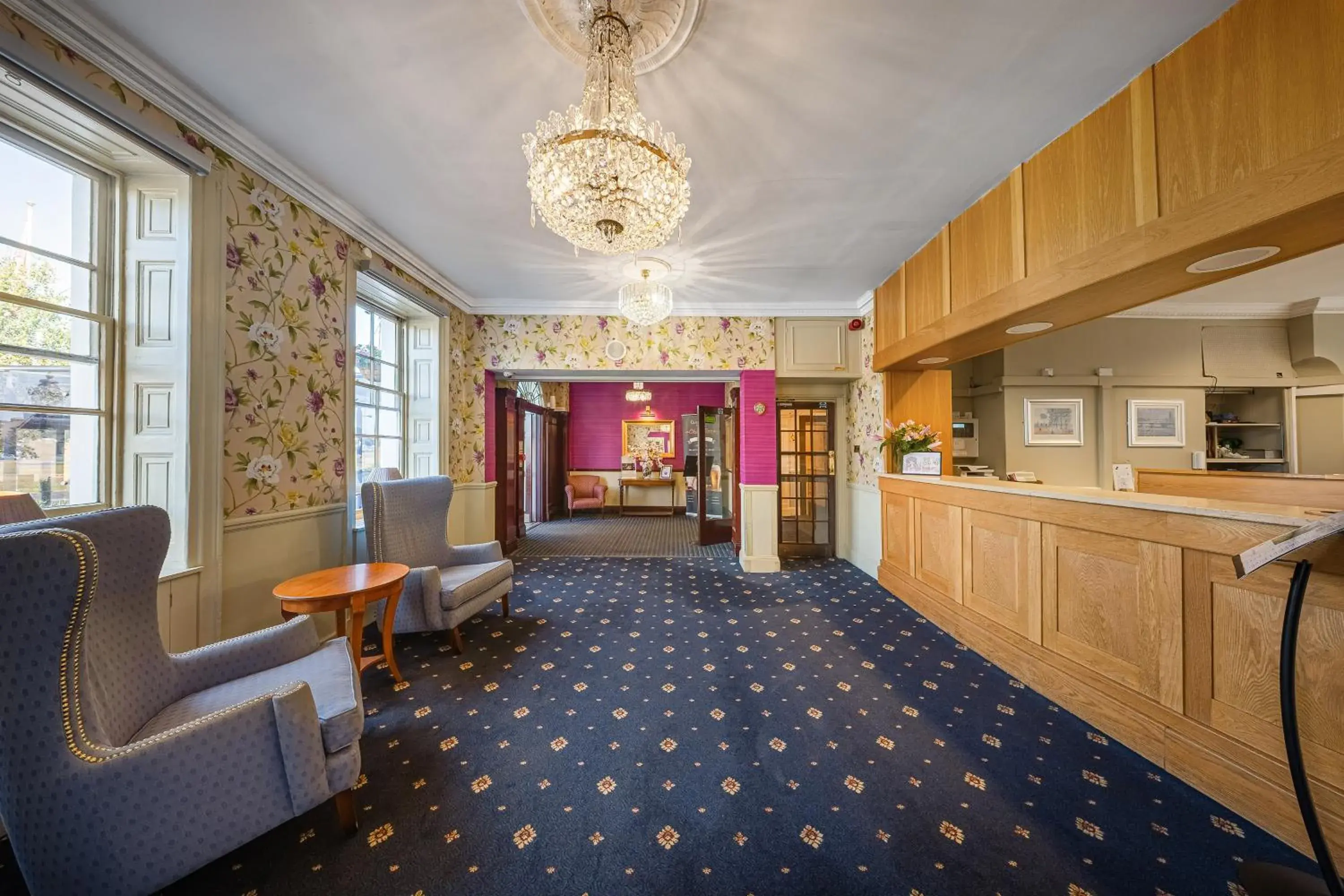 Lobby or reception in The Clarendon Hotel Lobby or reception in The Clarendon Hotel