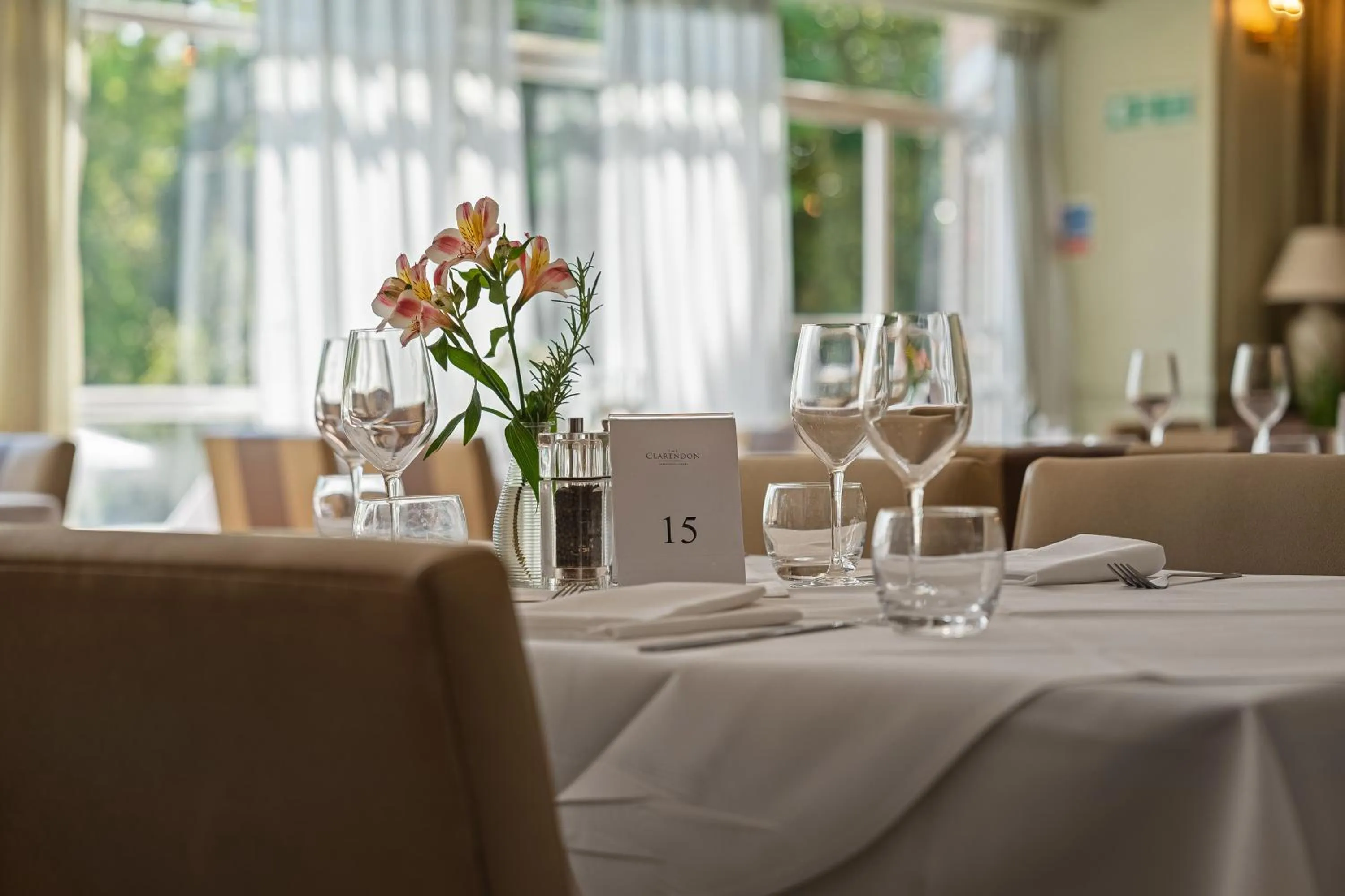 Restaurant/places to eat in The Clarendon Hotel