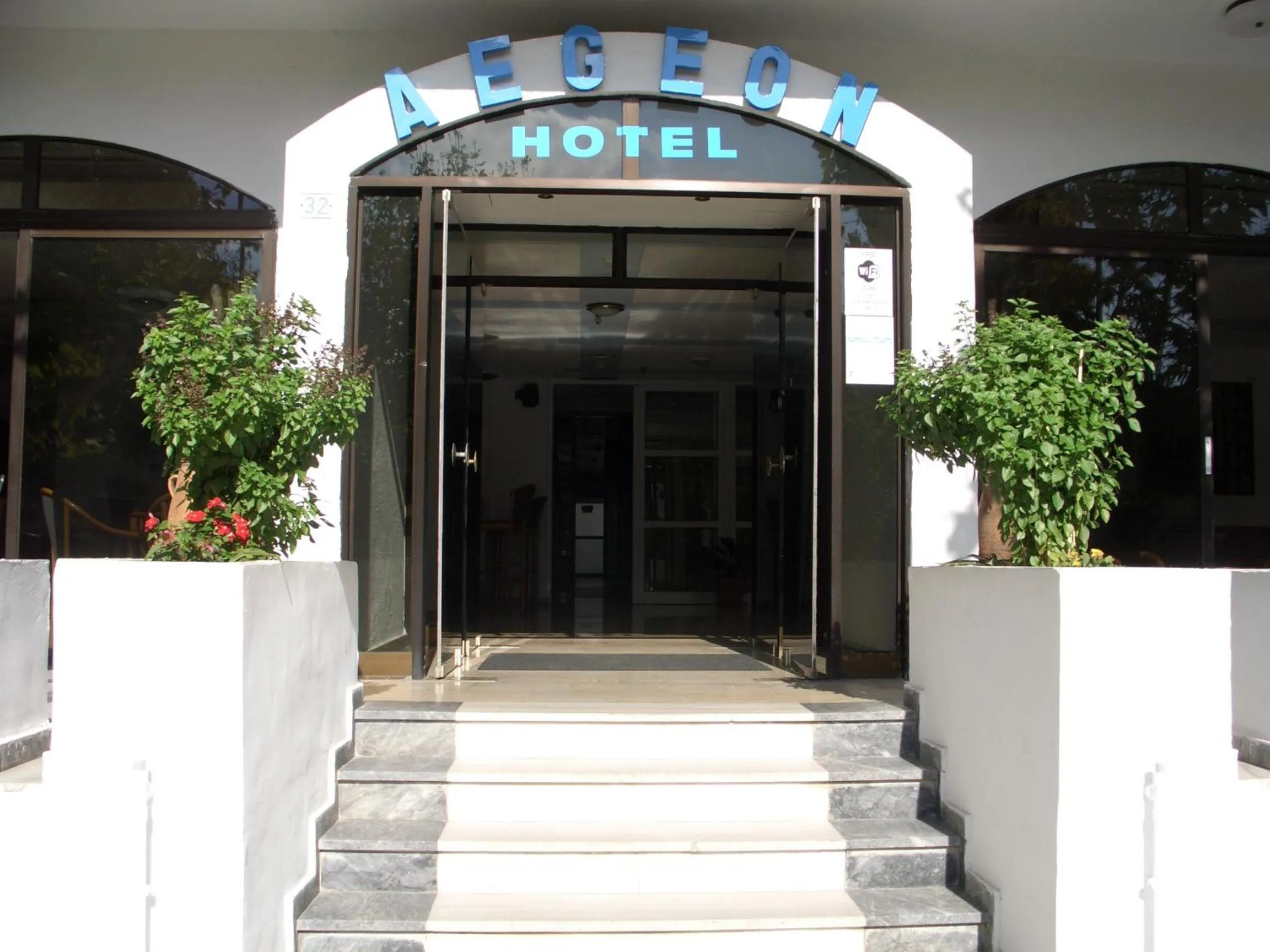 Facade/entrance in Aegeon Hotel - Adults Only
