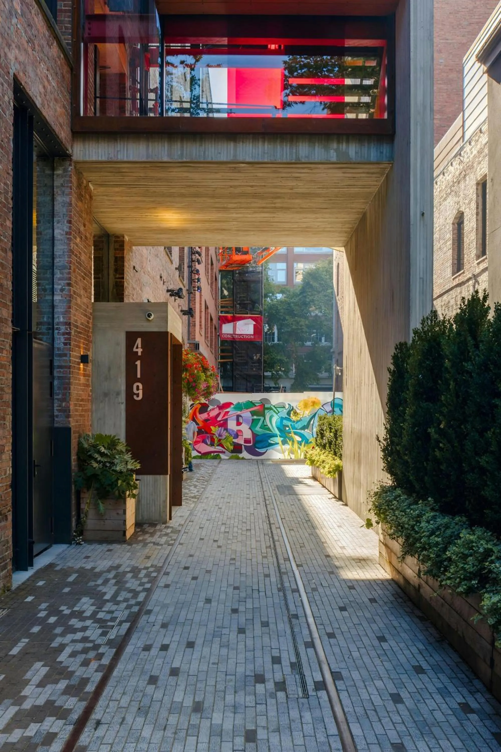 Property building in Sonder by Marriott Bonvoy RailSpur Apartments Pioneer Square