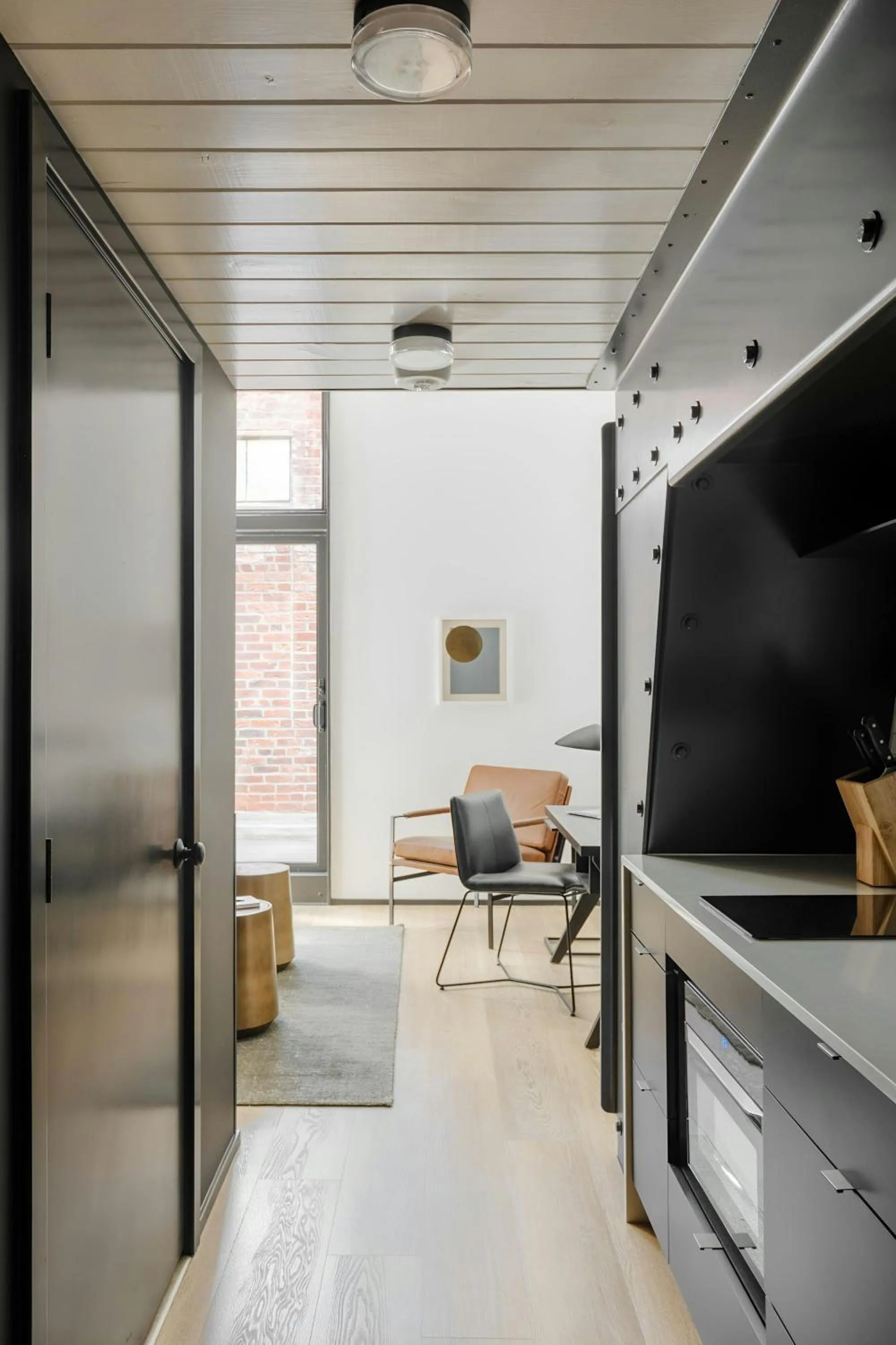 Kitchen or kitchenette in Sonder by Marriott Bonvoy RailSpur Apartments Pioneer Square