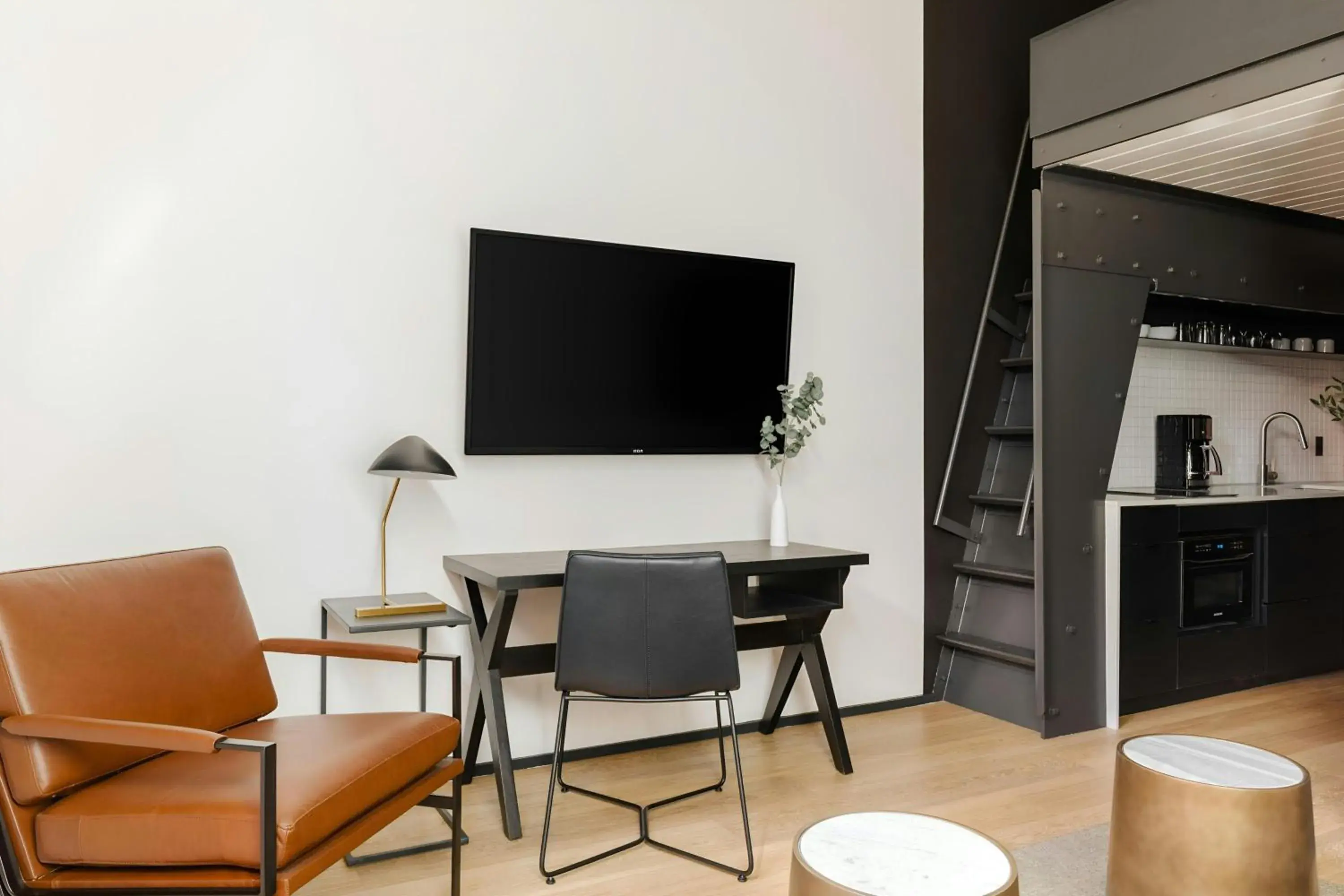 Superior Lofted Queen Room with Sofa Bed in Sonder by Marriott Bonvoy RailSpur Apartments Pioneer Square Superior Lofted Queen Room with Sofa Bed in Sonder by Marriott Bonvoy RailSpur Apartments Pioneer Square