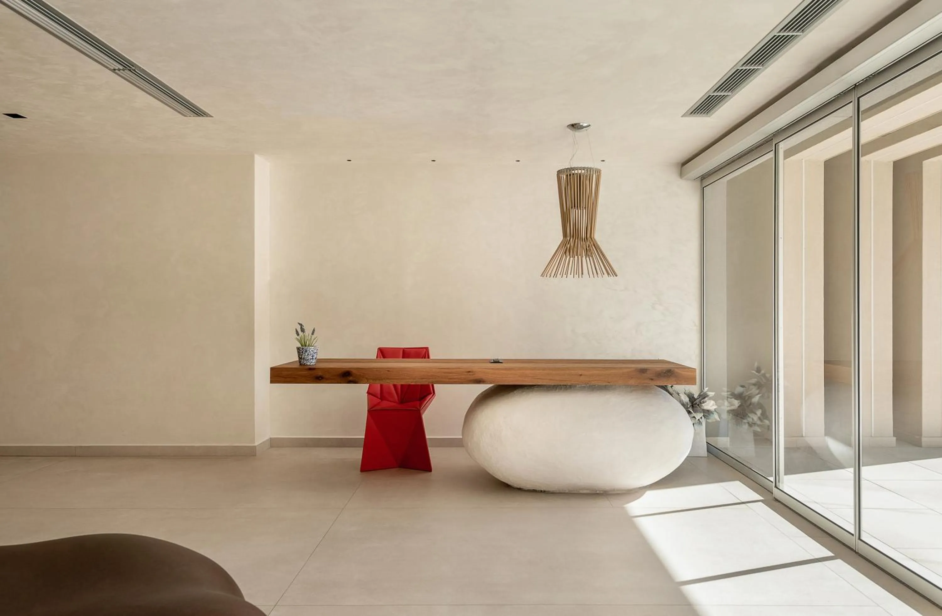 Lobby or reception in Icarus Hotel