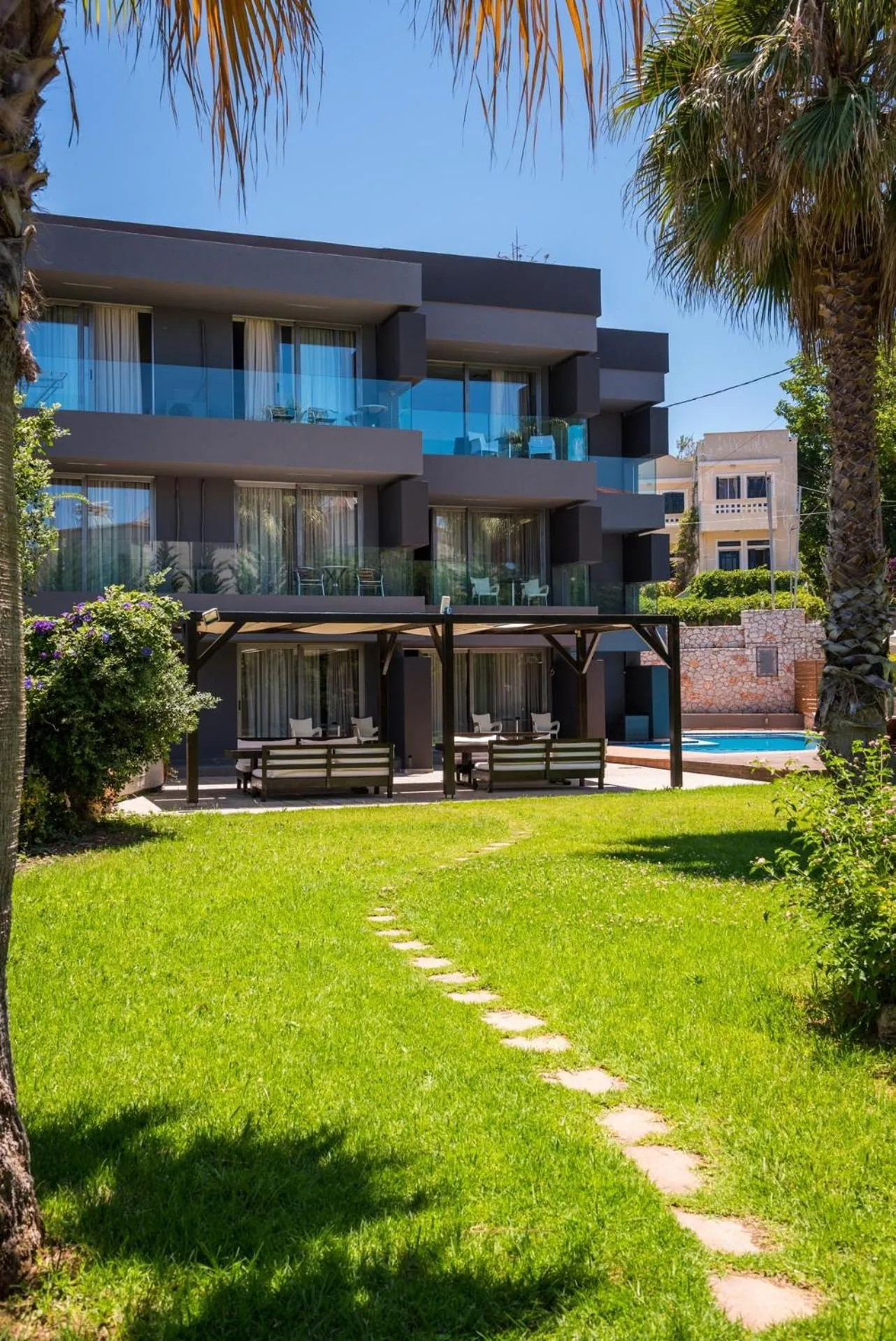 Property building in Icarus Hotel