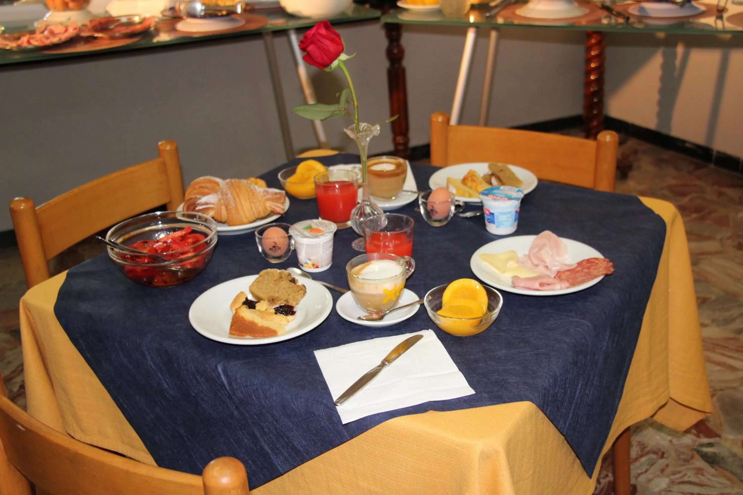 Food and drinks in Martina's Hotel