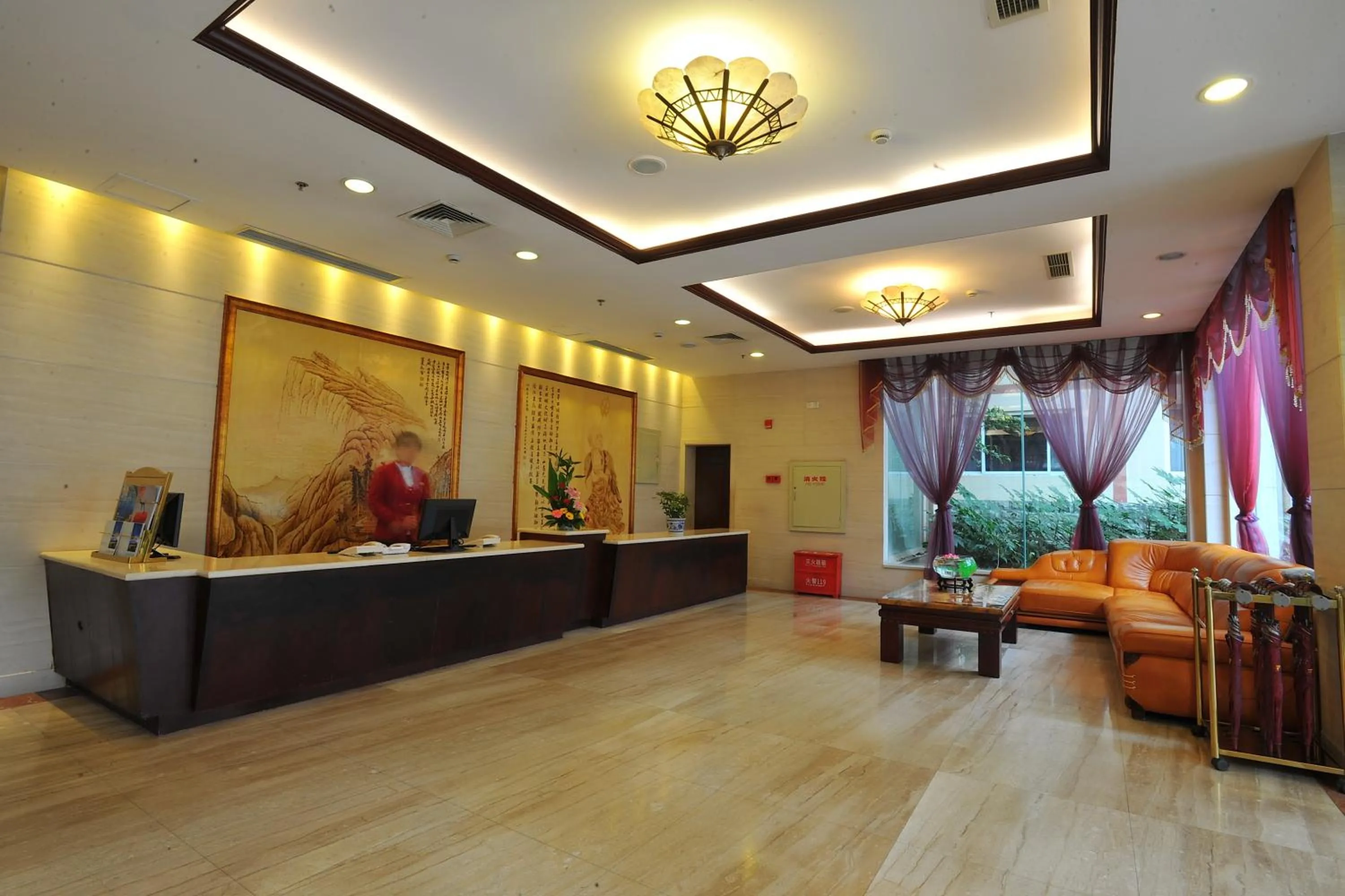 Lobby or reception in E-mei Mountain Hotel
