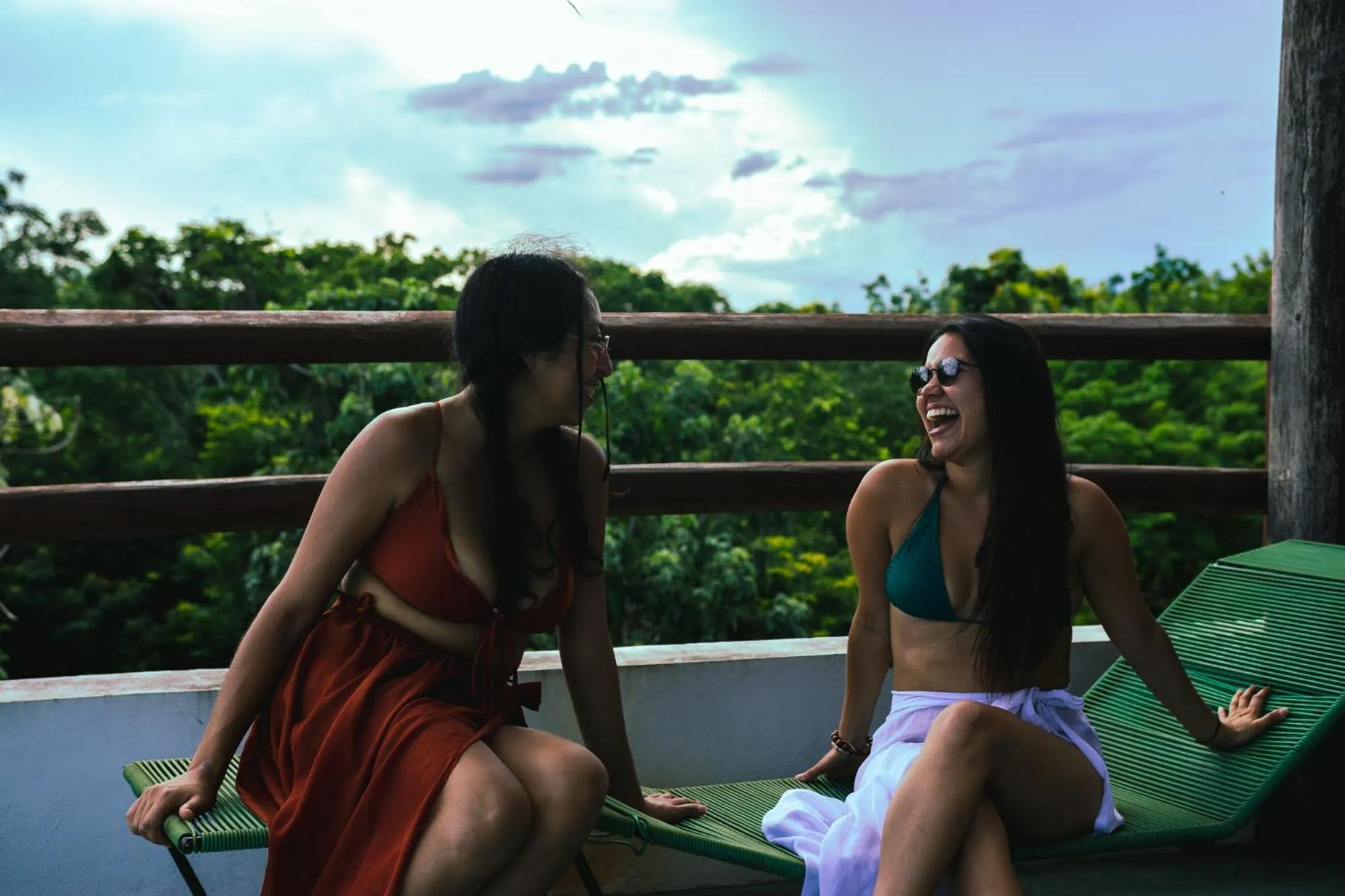 Property building in Maui Hostels Tulum