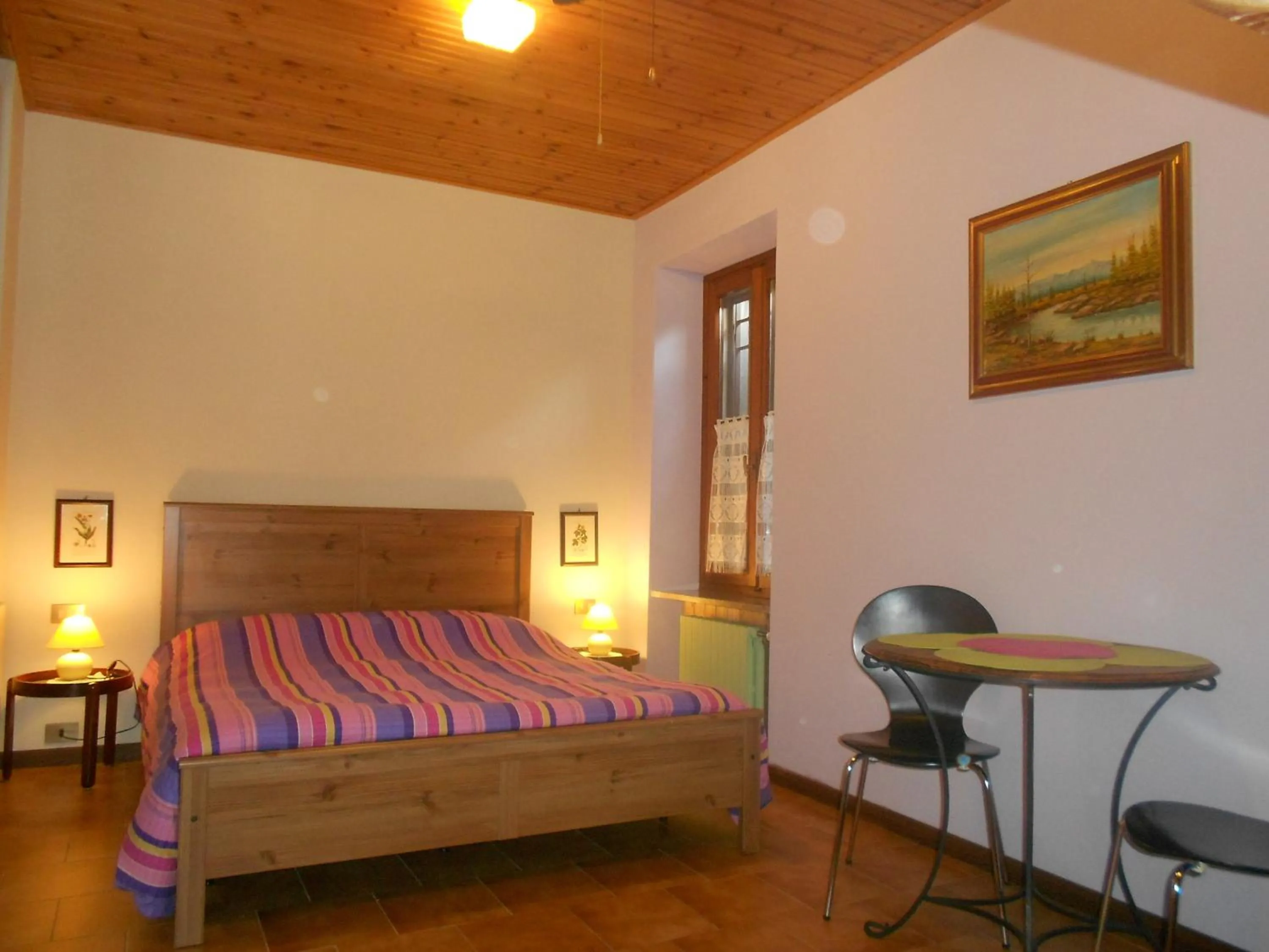 Bed in I Vigneti Bed & Breakfast