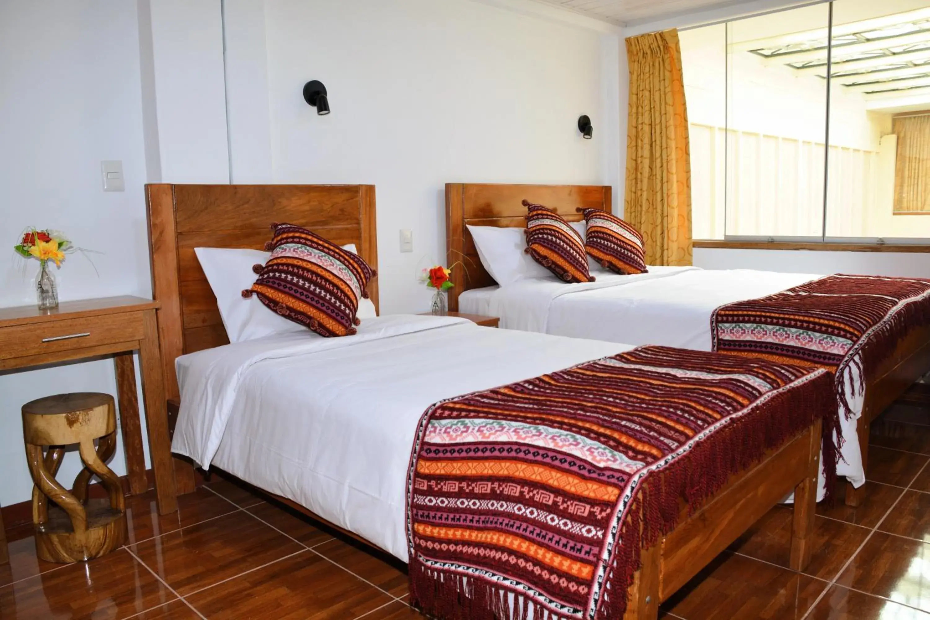 Deluxe Twin Room in Hotel Inka Pisac Deluxe Twin Room in Hotel Inka Pisac