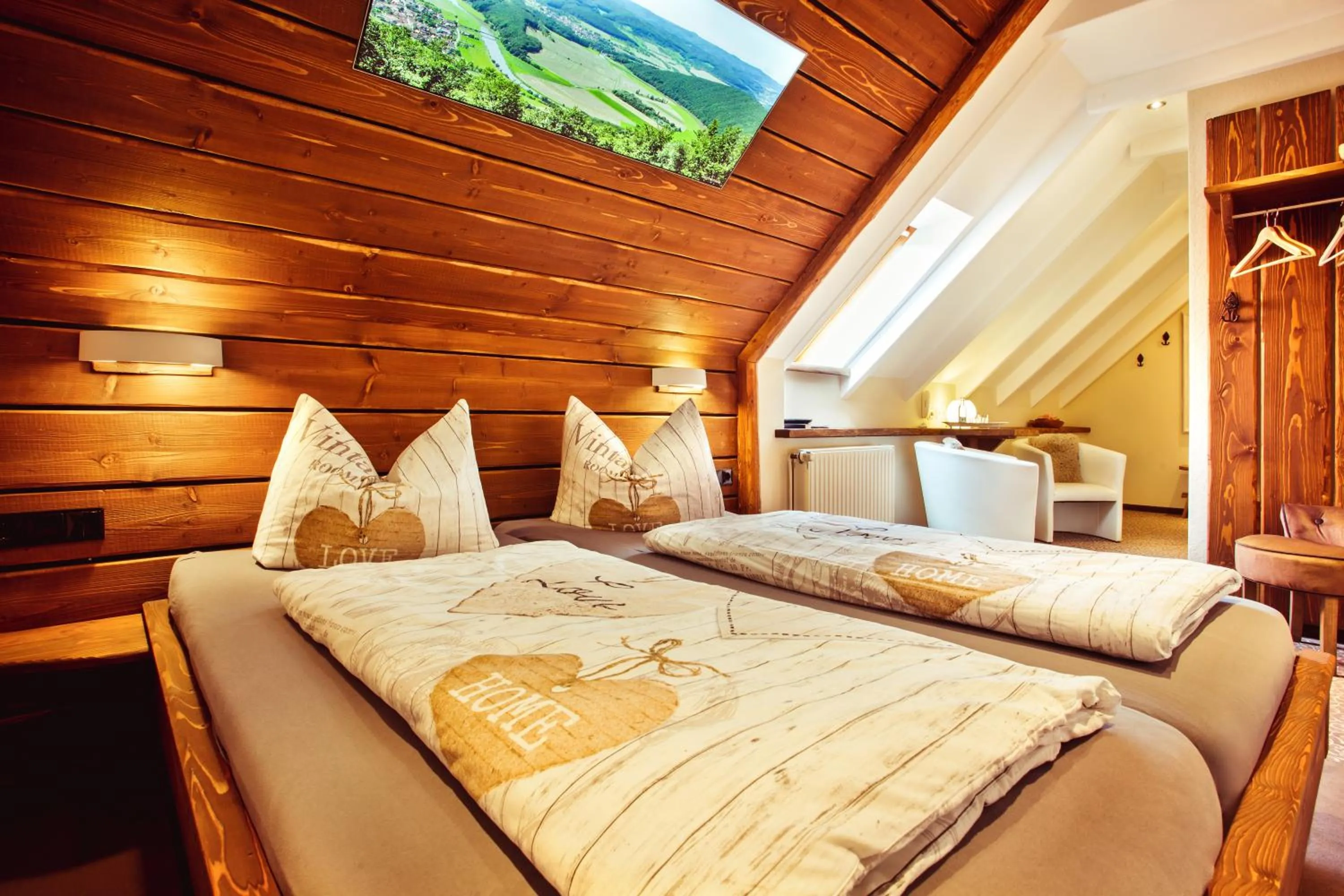 Bed in Hotel Kepplers Ecke