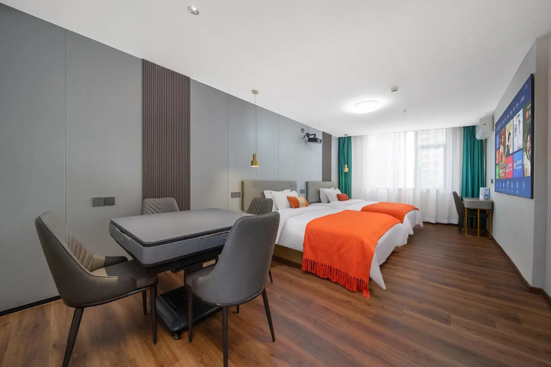 Deluxe Double Room with Two Double Beds in Guangzhou Yashay International Apartment - Pazhou Convention and Exhibition Centre Deluxe Double Room with Two Double Beds in Guangzhou Yashay International Apartment - Pazhou Convention and Exhibition Centre
