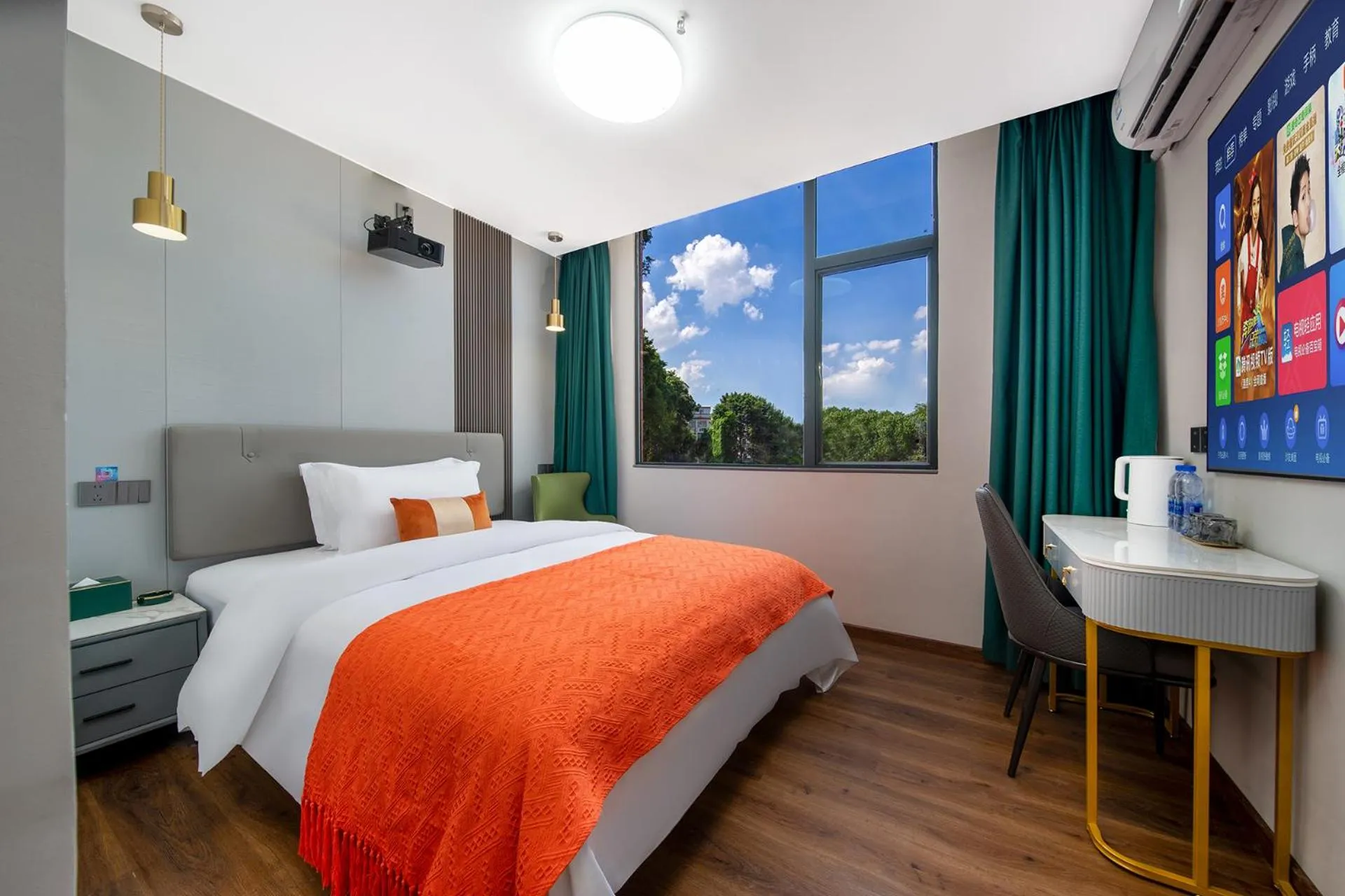 Deluxe Queen Room - single occupancy in Guangzhou Yashay International Apartment - Pazhou Convention and Exhibition Centre