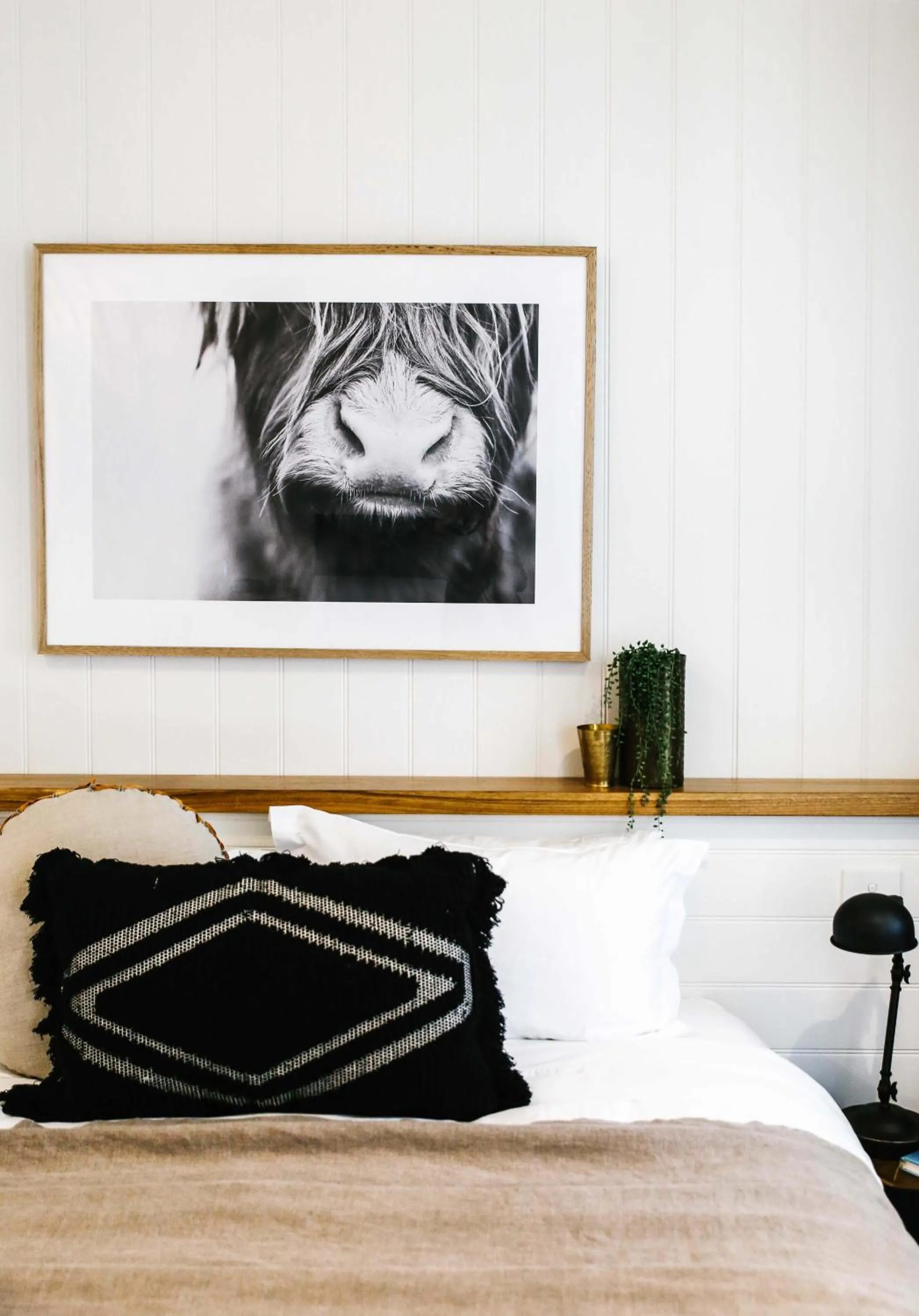 Bed in Soul of Gerringong Farmhouse