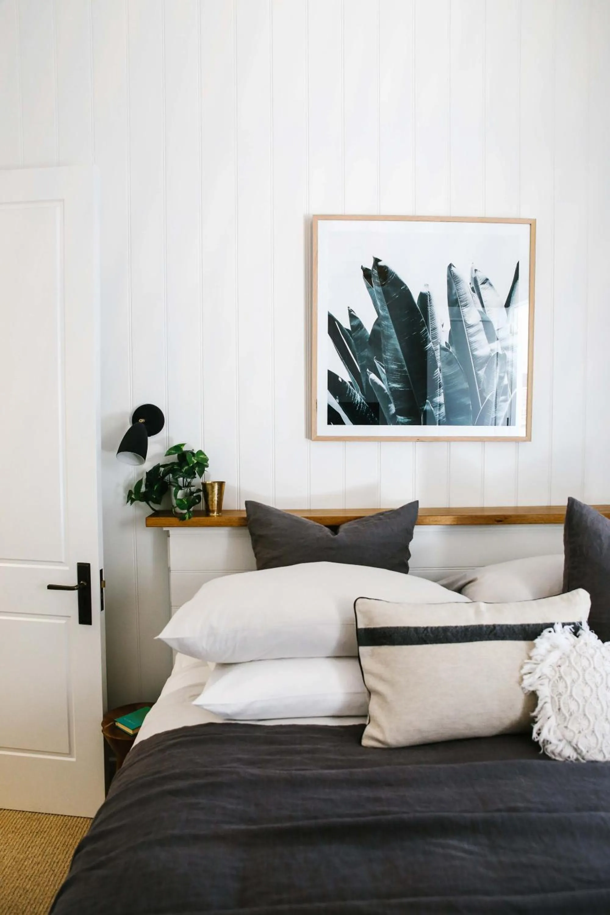Bed in Soul of Gerringong Farmhouse