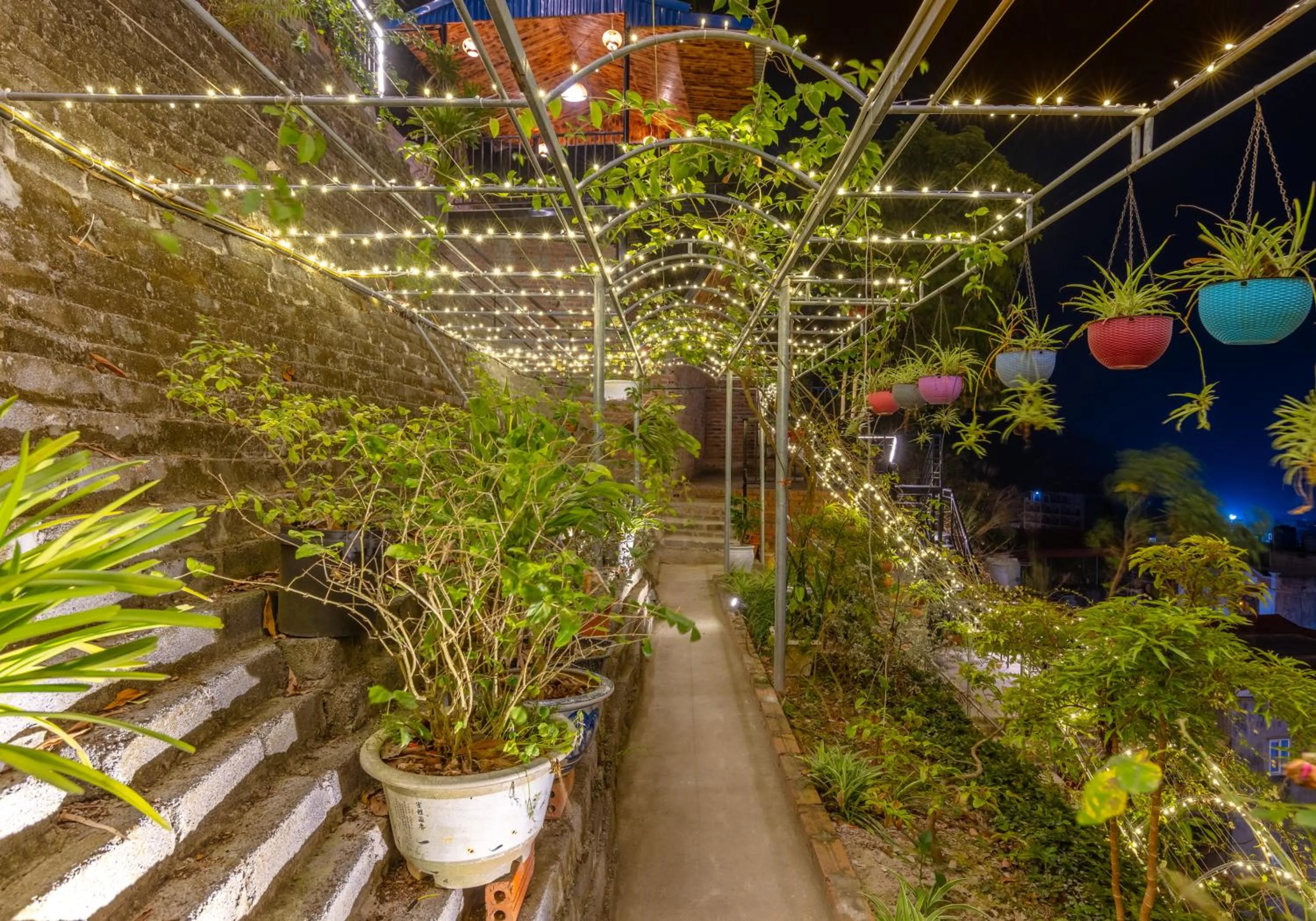 Patio in Cat Ba Xanh Spring Garden Hotel