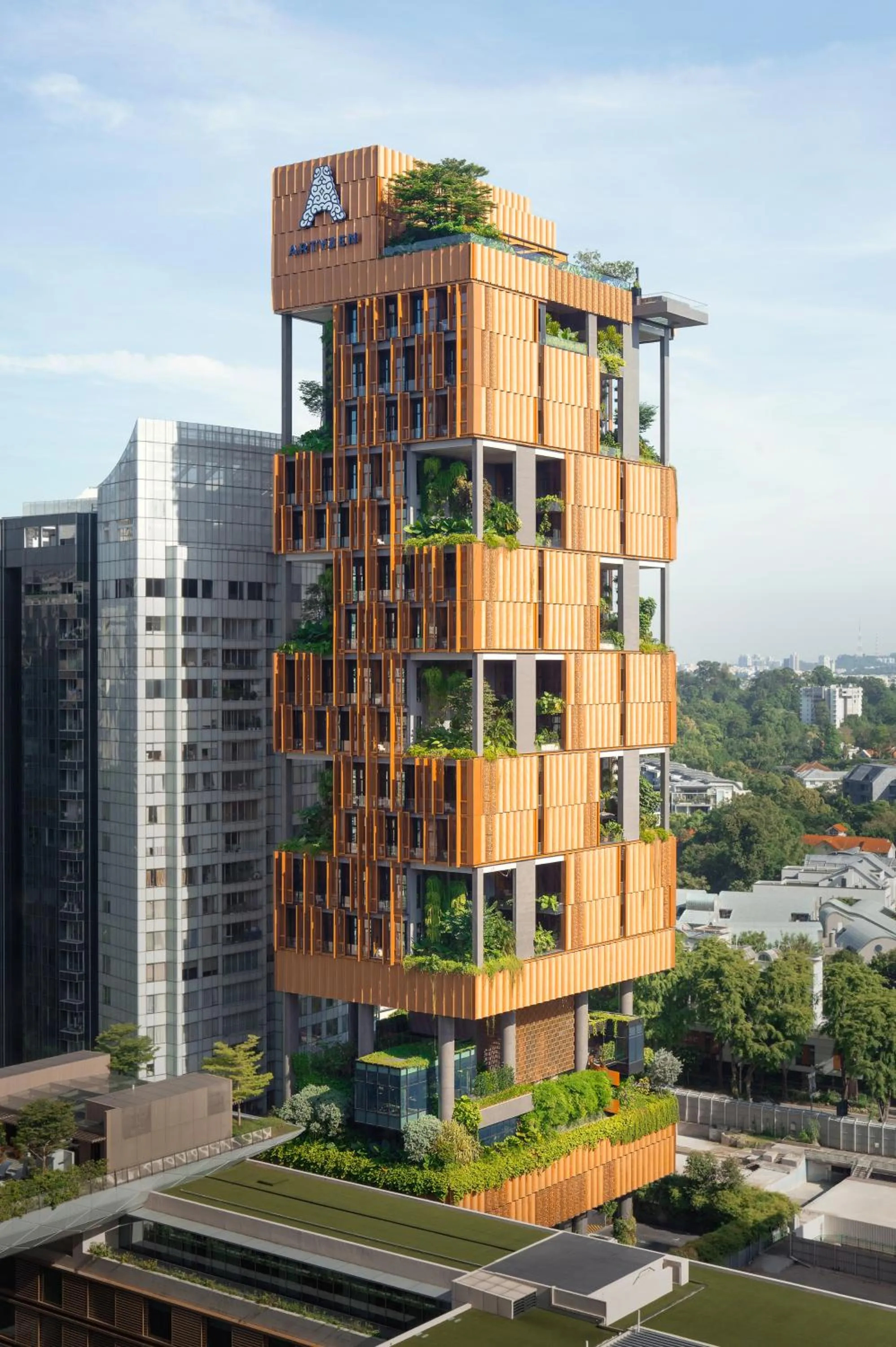 Property building in Artyzen Singapore