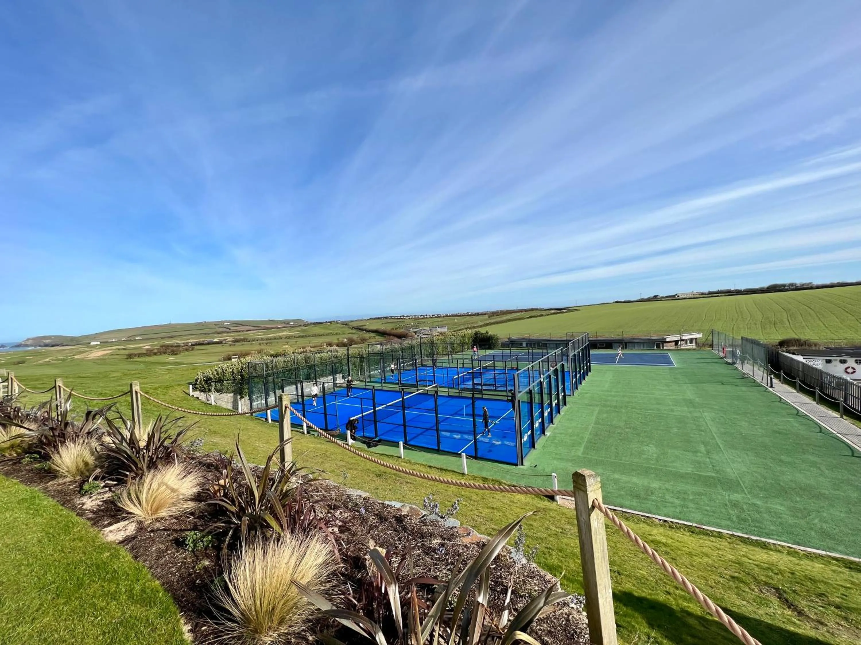 Tennis court in Trevose Golf and Country Club