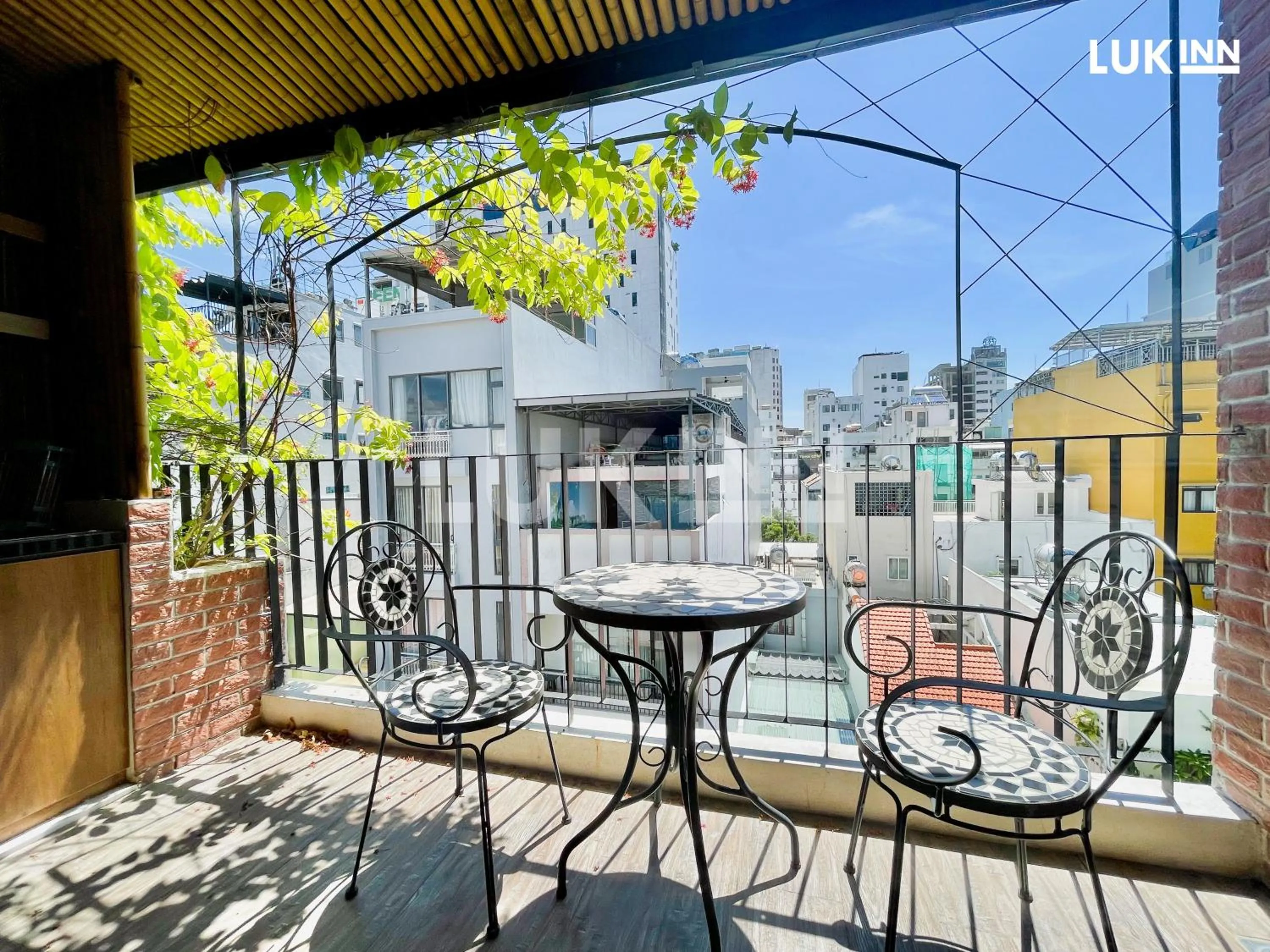 Patio in LUK Inn Hotel - An Thượng, Đà Nẵng