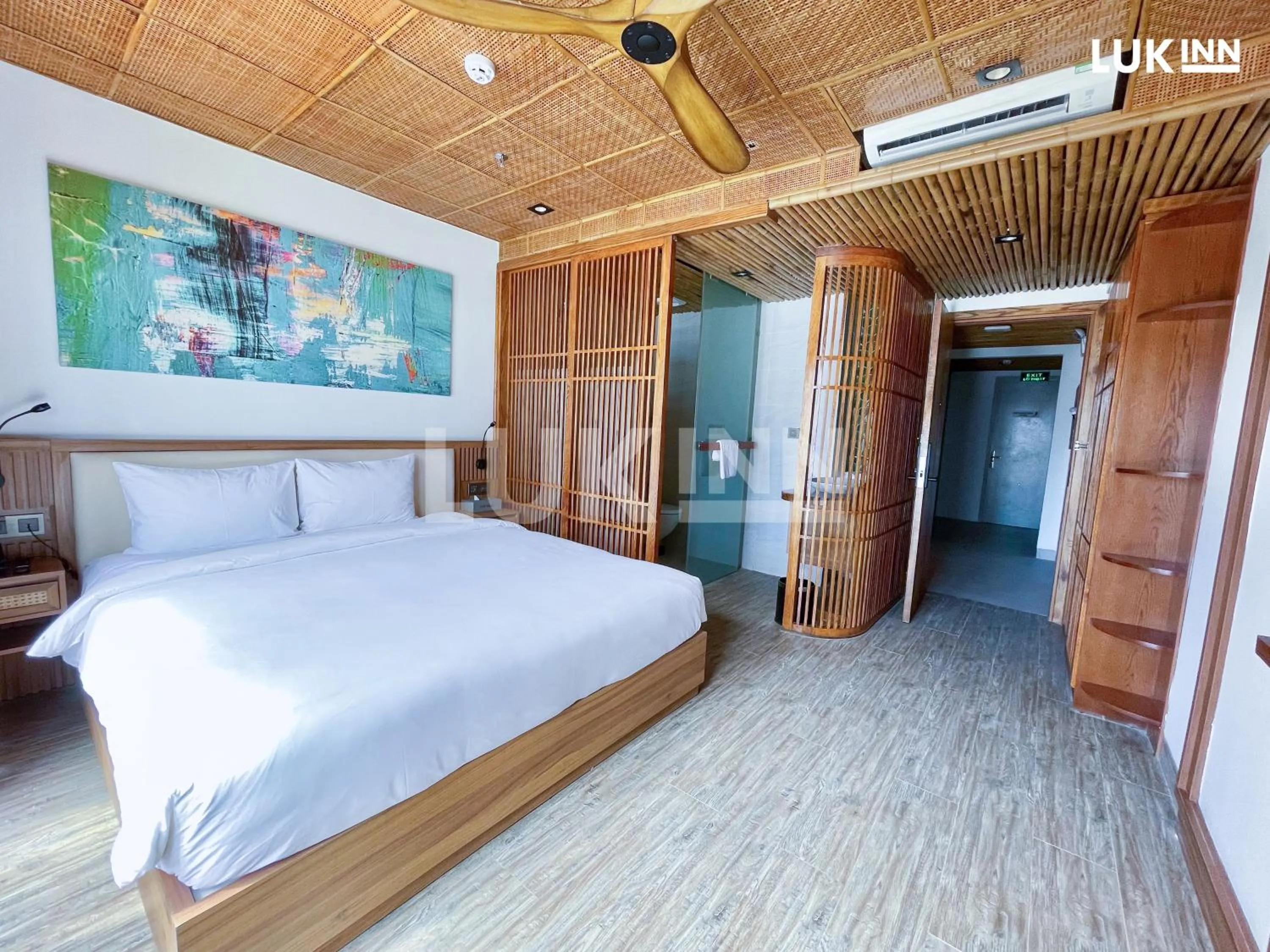 Bed in LUK Inn Hotel - An Thượng, Đà Nẵng