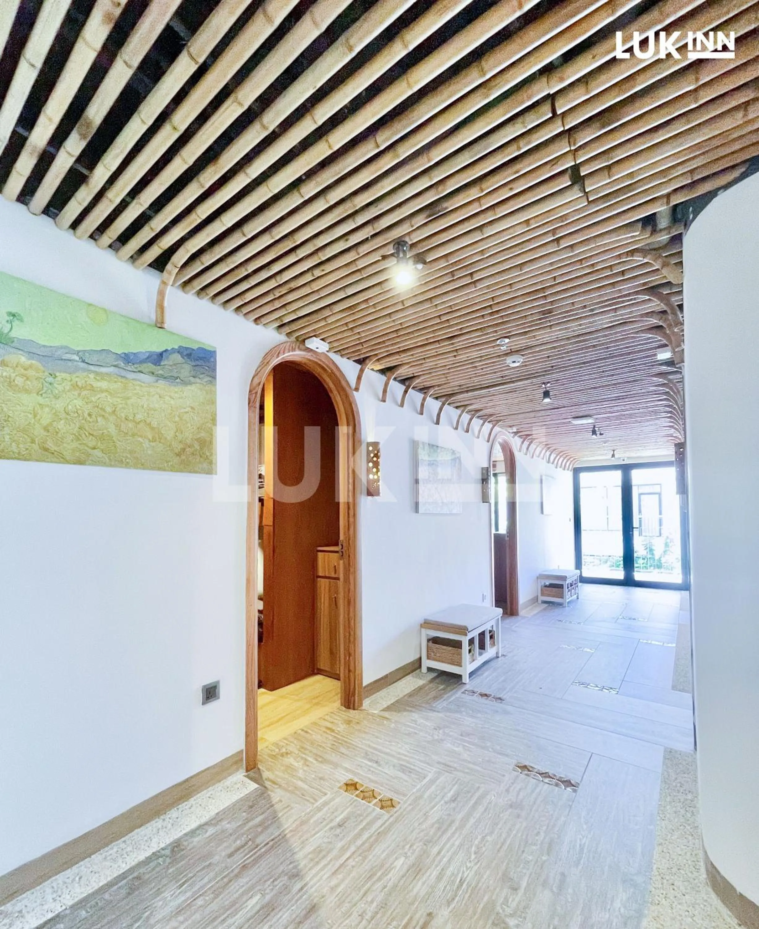 Decorative detail in LUK Inn Hotel - An Thuong, Da Nang