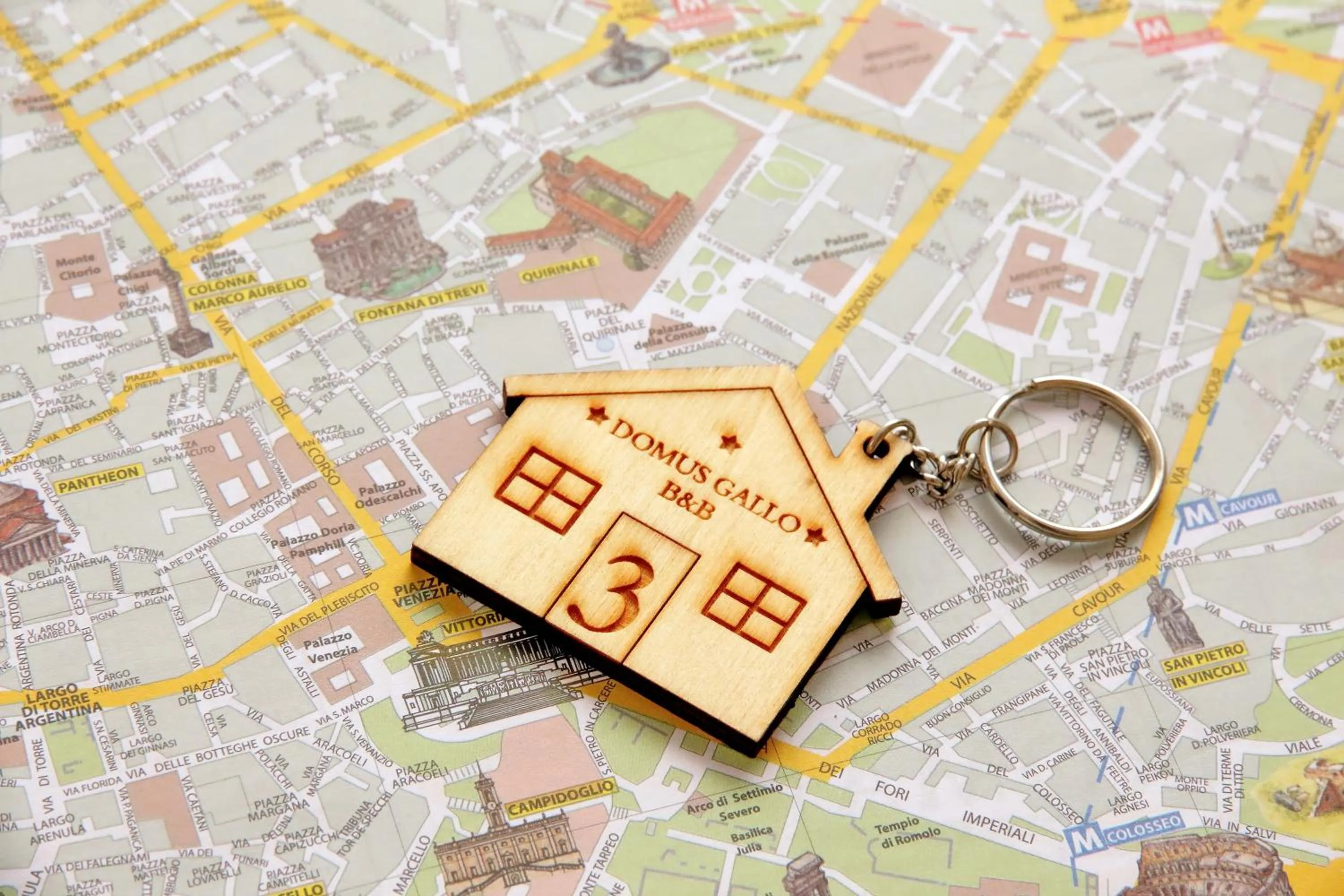 Decorative detail in Domus Gallo Guest House