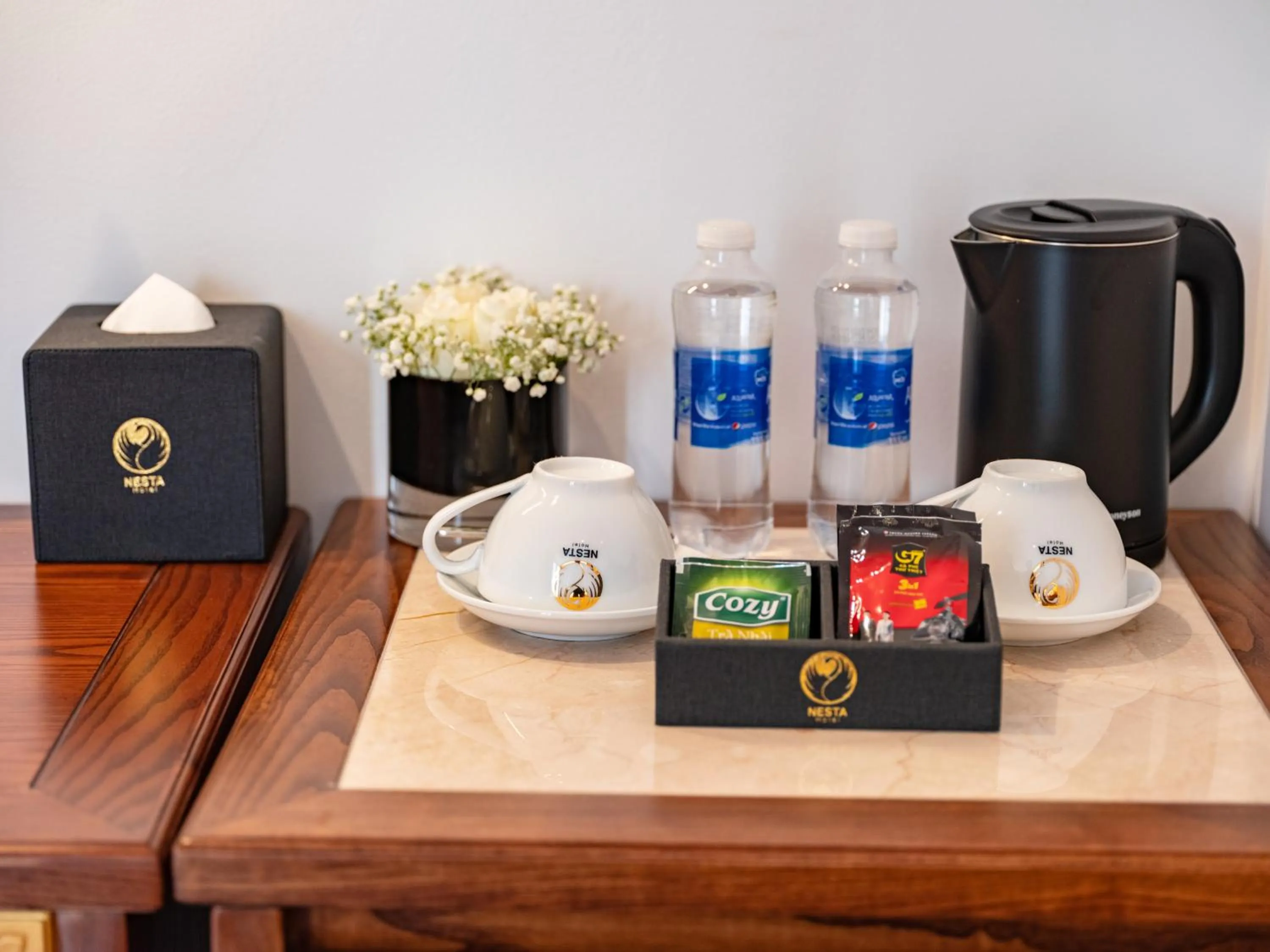 Coffee/tea facilities in Nesta Hotel & Spa