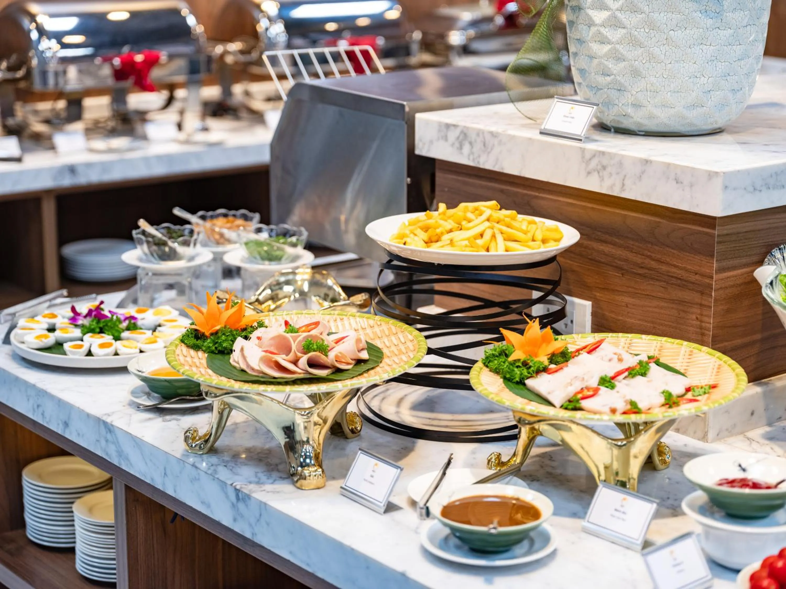 Buffet breakfast in Nesta Hotel & Spa