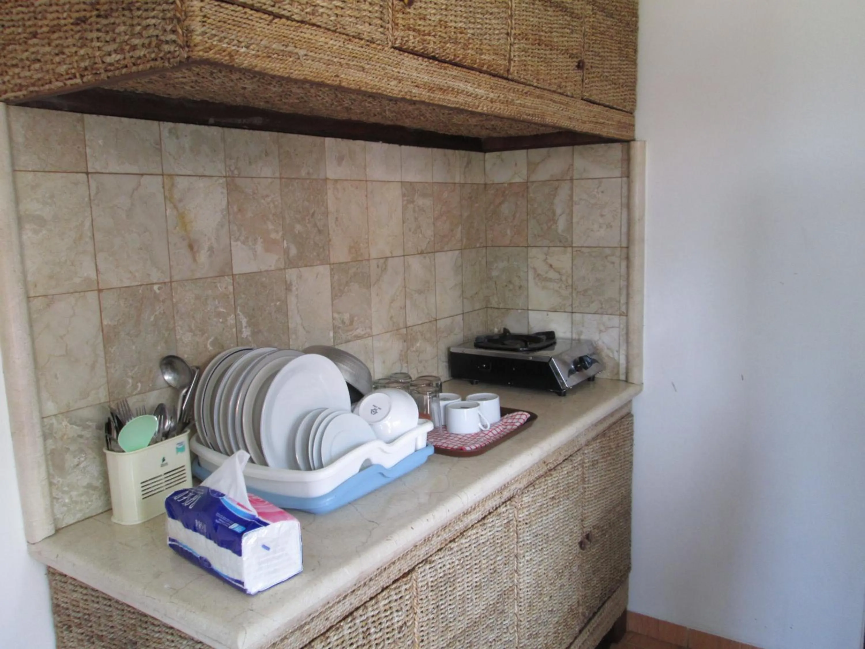 Kitchen or kitchenette in Osmond Villa Resort