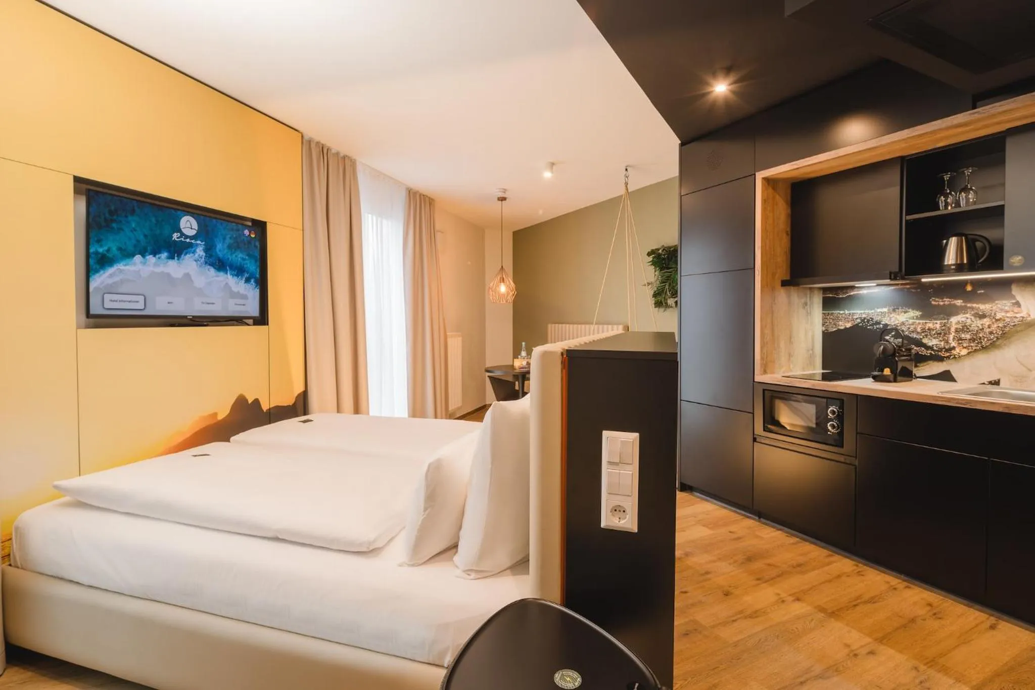 Bedroom, Bed in Rioca Stuttgart Posto 6