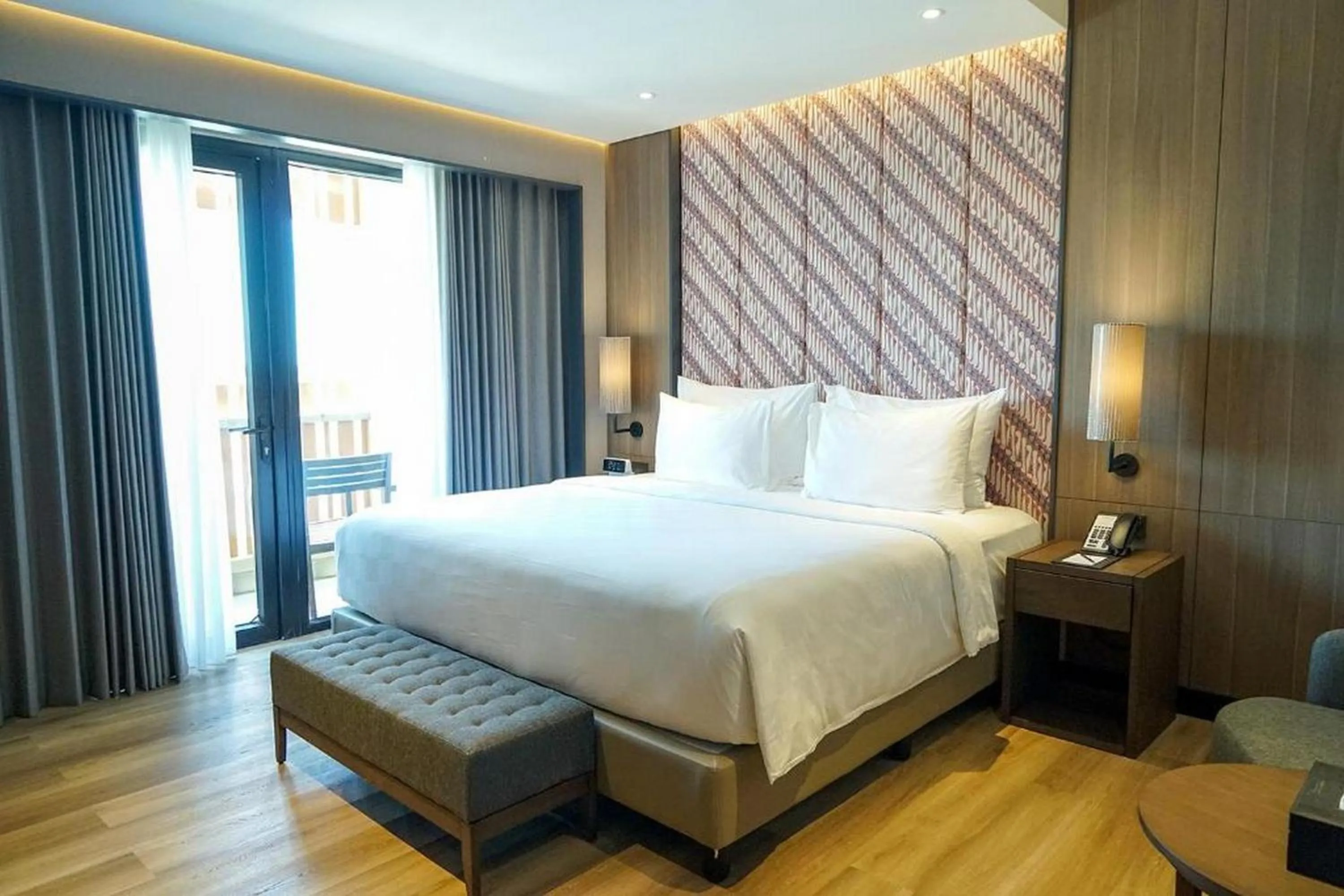 Bed in Swiss-Belhotel Airport Yogyakarta